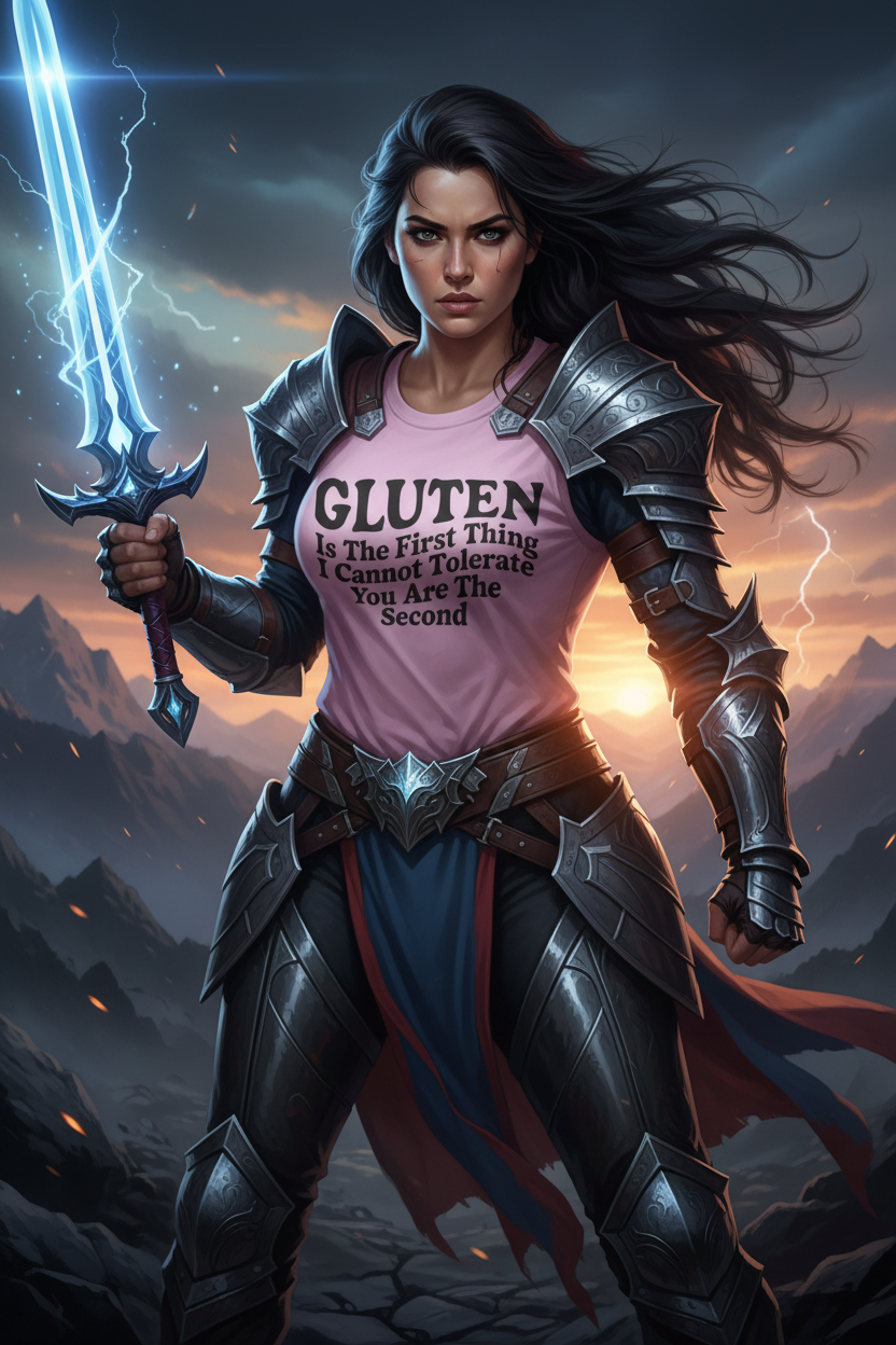 Gluten Is The First Thing I Cannot Tolerate Tee