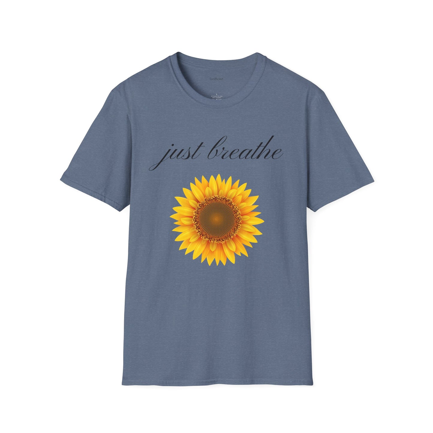 Just breathe - Unisex Softstyle T-Shirt 100% Cotton Graphic