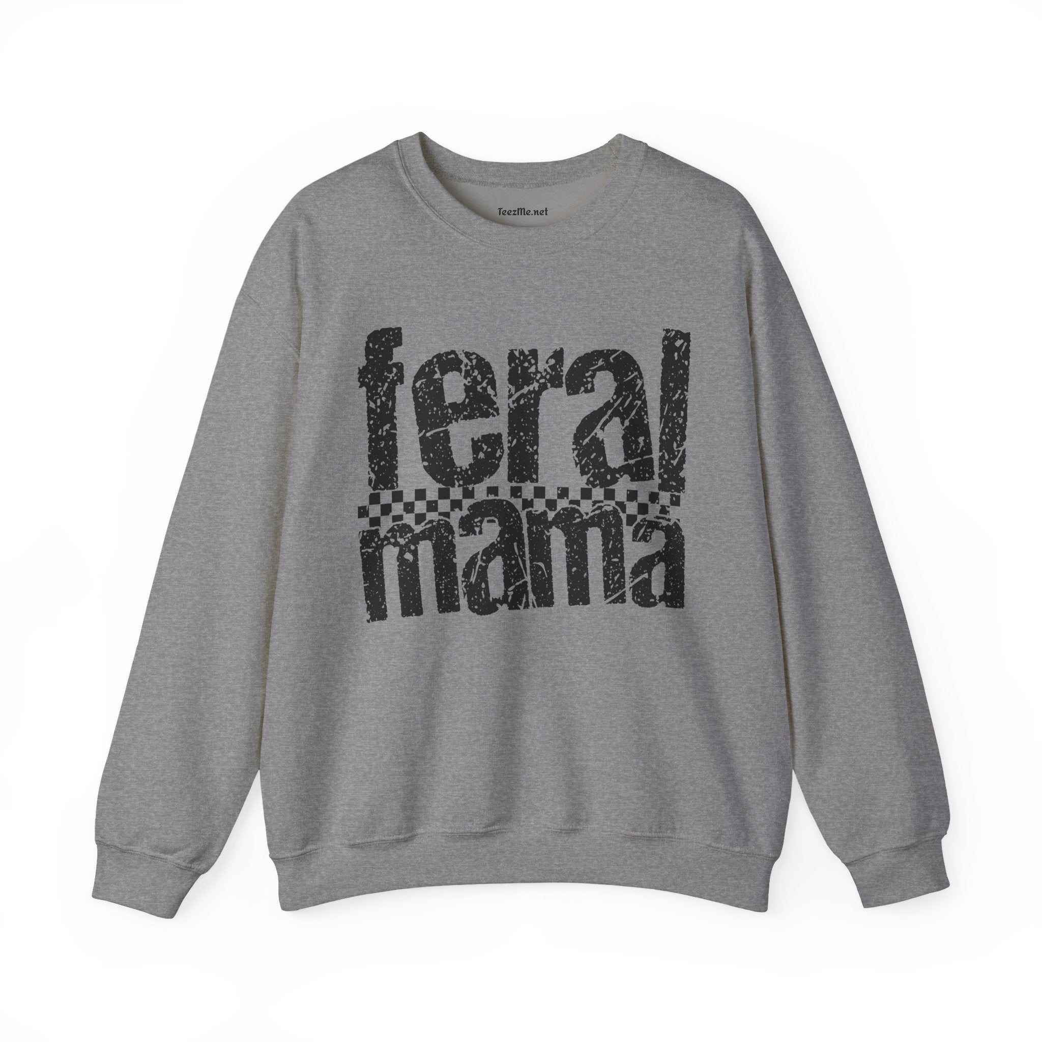 Feral Mama Unisex Heavy Blend™ Crewneck Sweatshirt Graphic