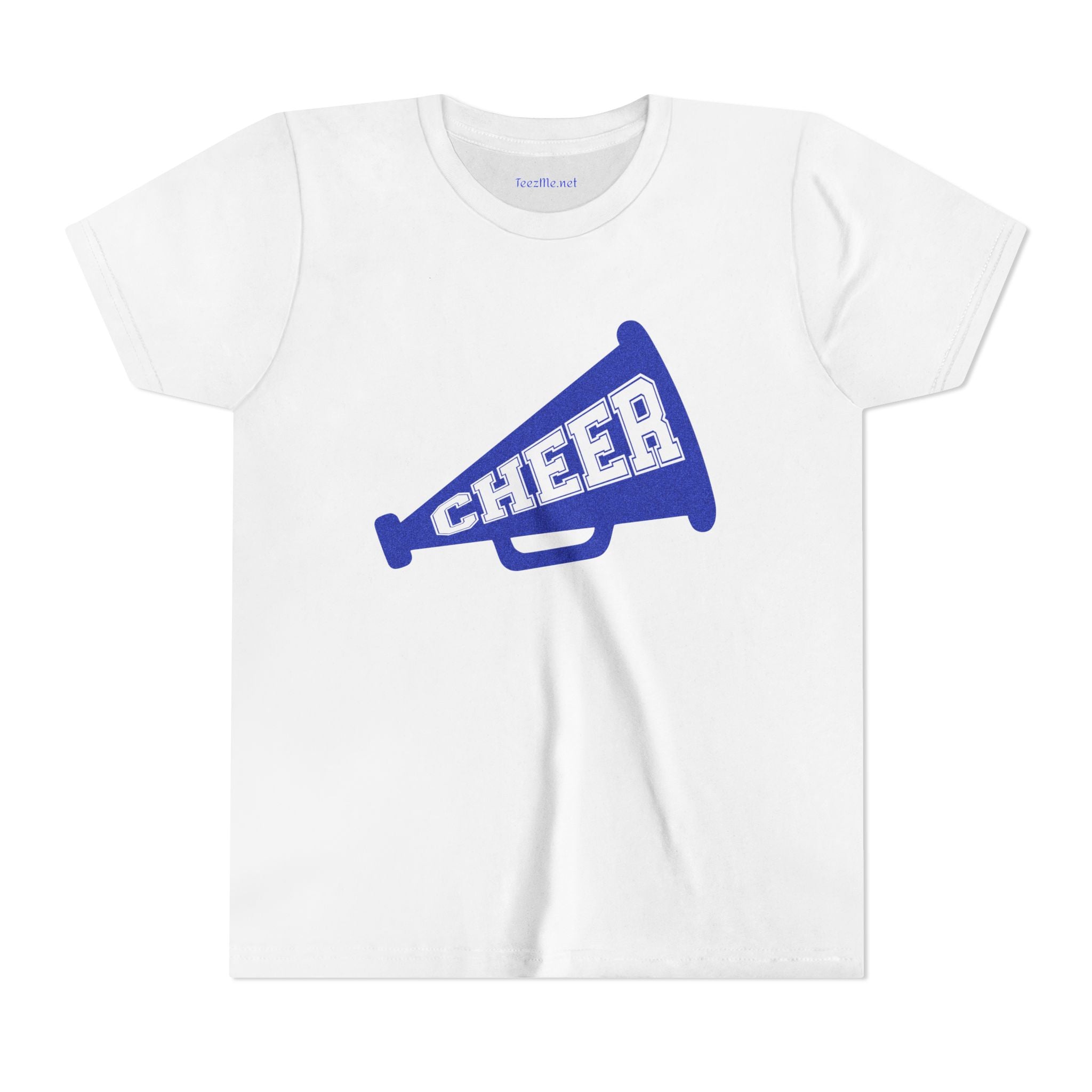 Youth Cheer Megaphone Tee – Kids Cheerleading Shirt