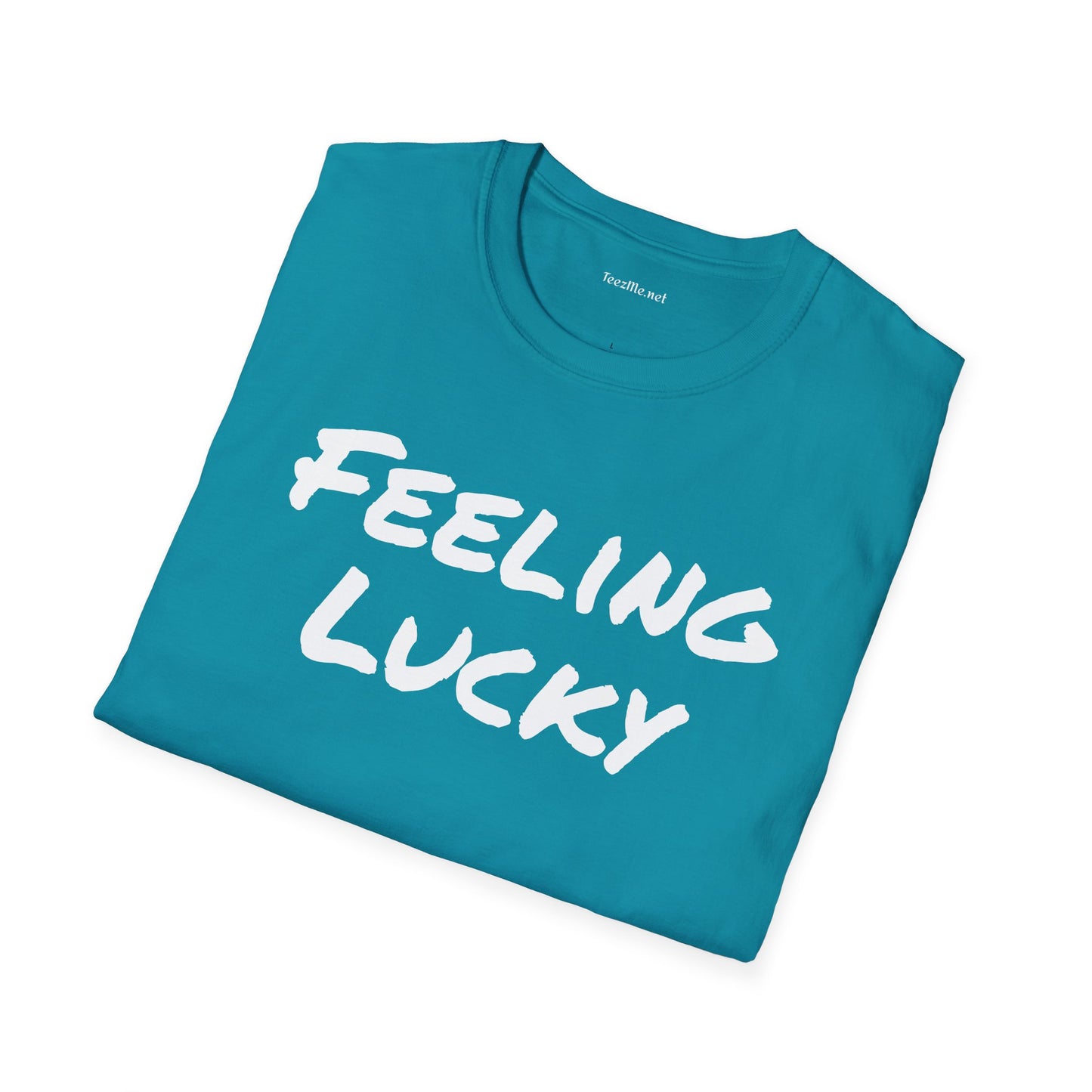 Feeling Lucky - Unisex Softstyle T-Shirt 100% Cotton Graphic