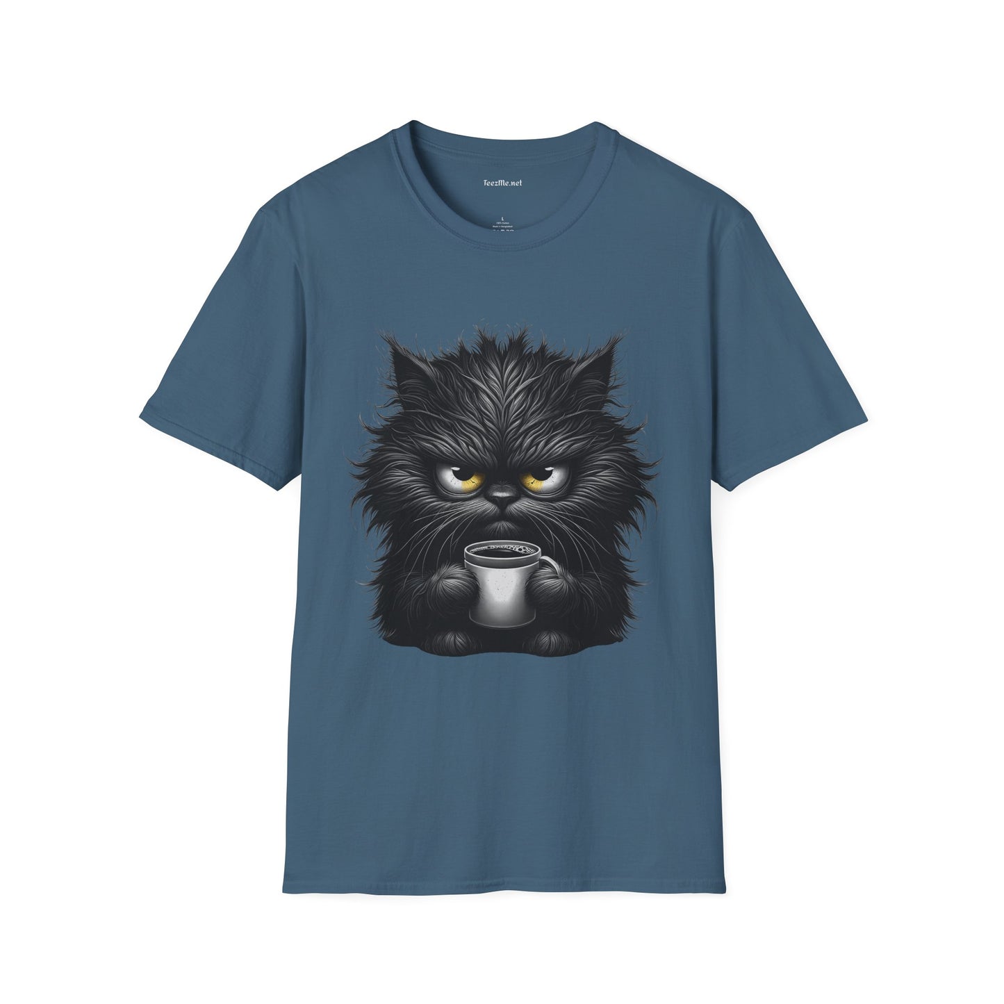 Adorable Grumpy Cat 01 Unisex SoftStyle T-Shirt 100% Cotton Graphic