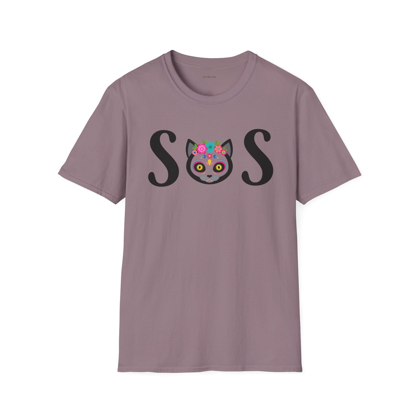 S O S - Unisex Softstyle T-Shirt 100% Cotton Graphic