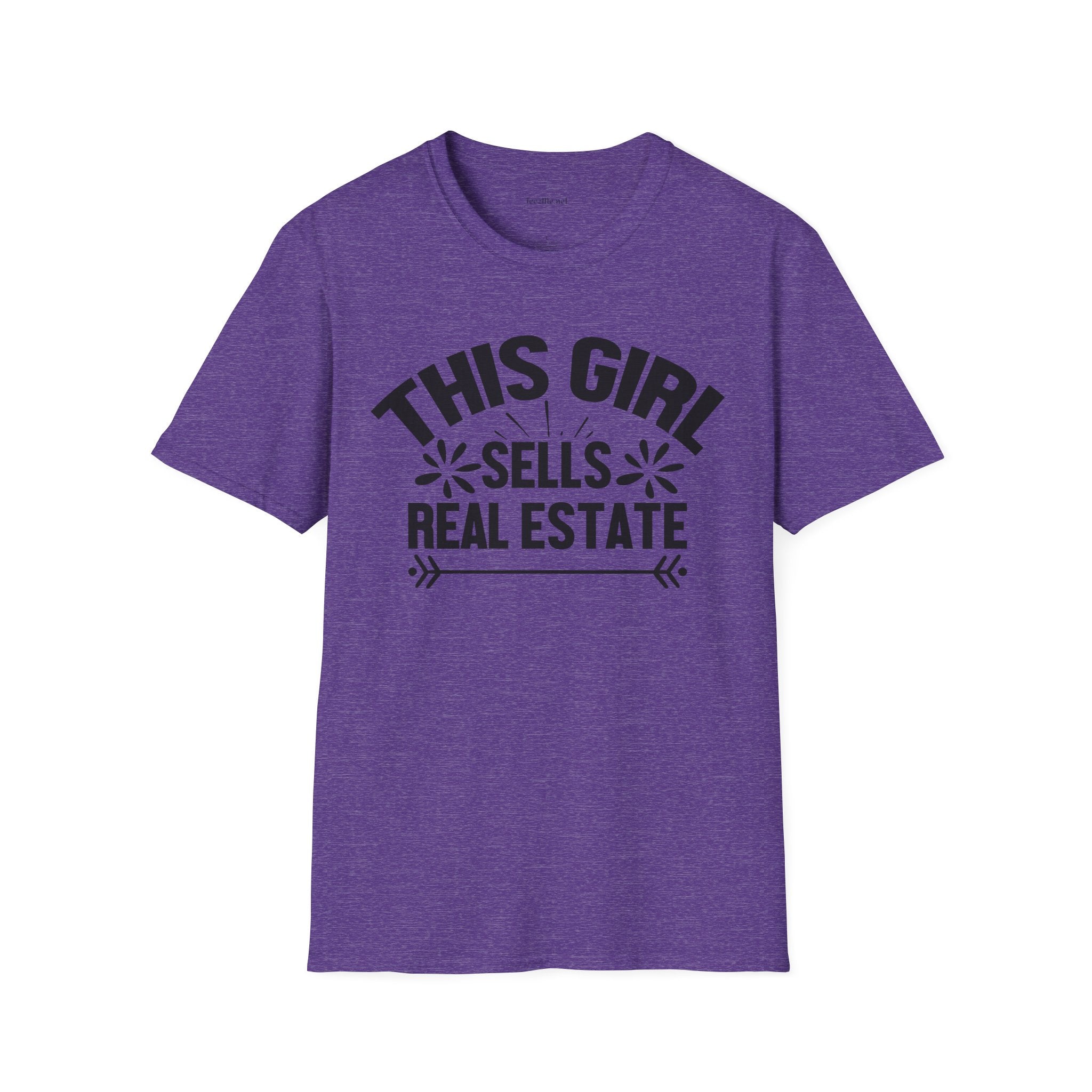 This Girl Sells Real Estate Unisex Soft Style T-Shirt 100% Cotton Graphic