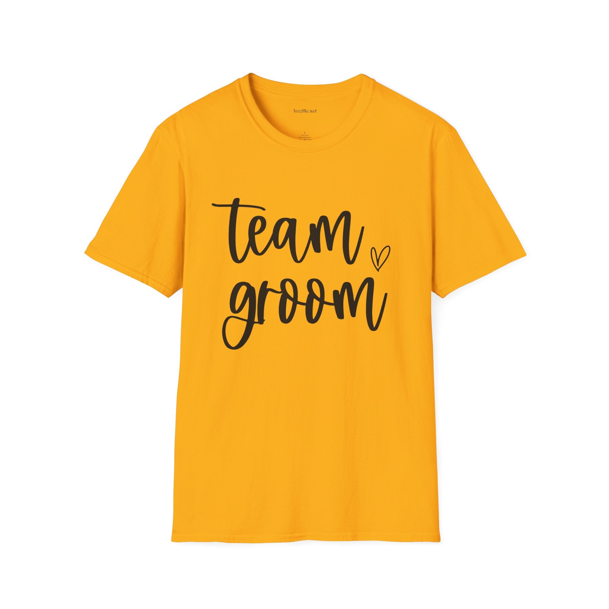 Team Groom Unisex Softstyle T-Shirt 100% Cotton Graphic Bridal Party