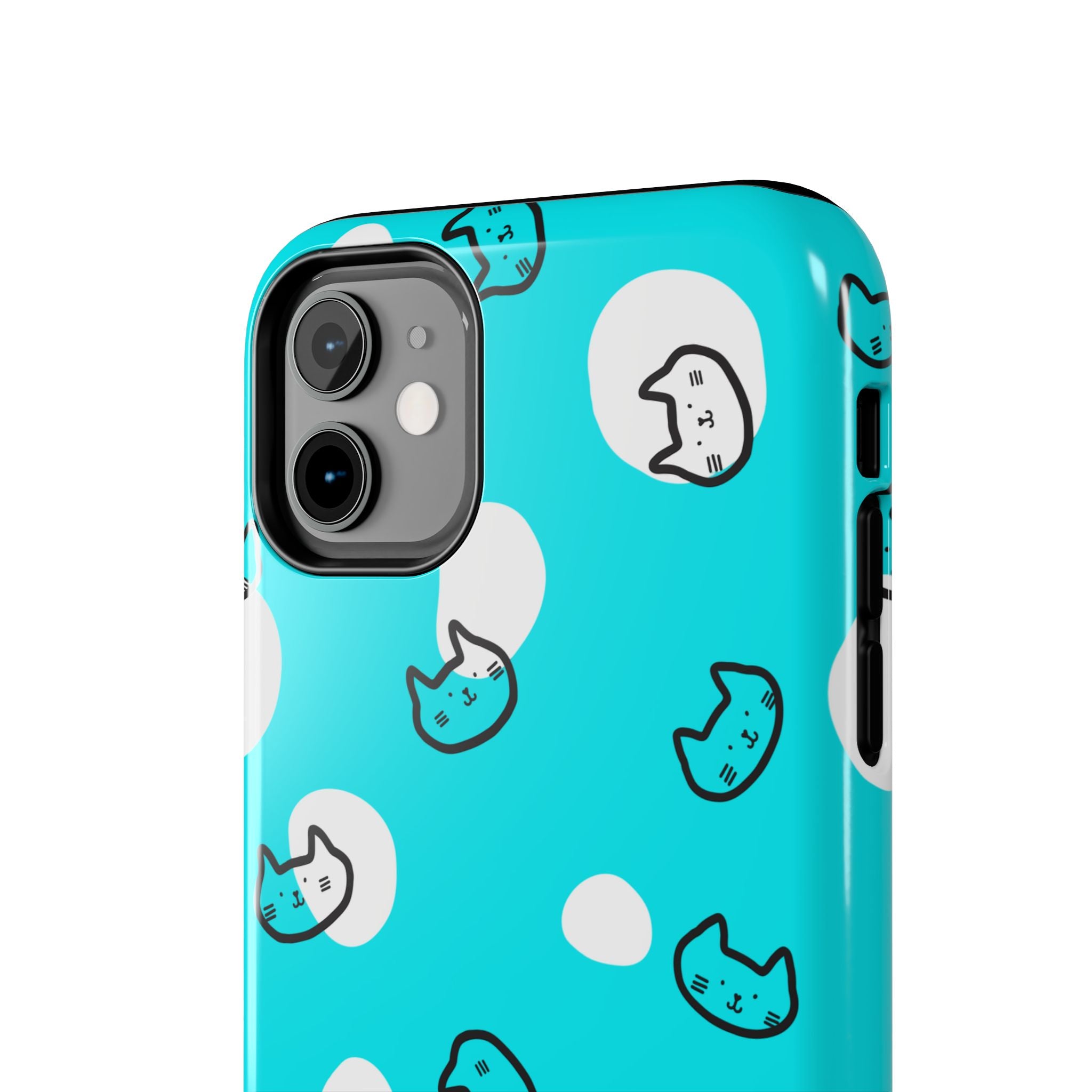 Cute Cat Pattern Cell Phone Case Tough Phone Cases