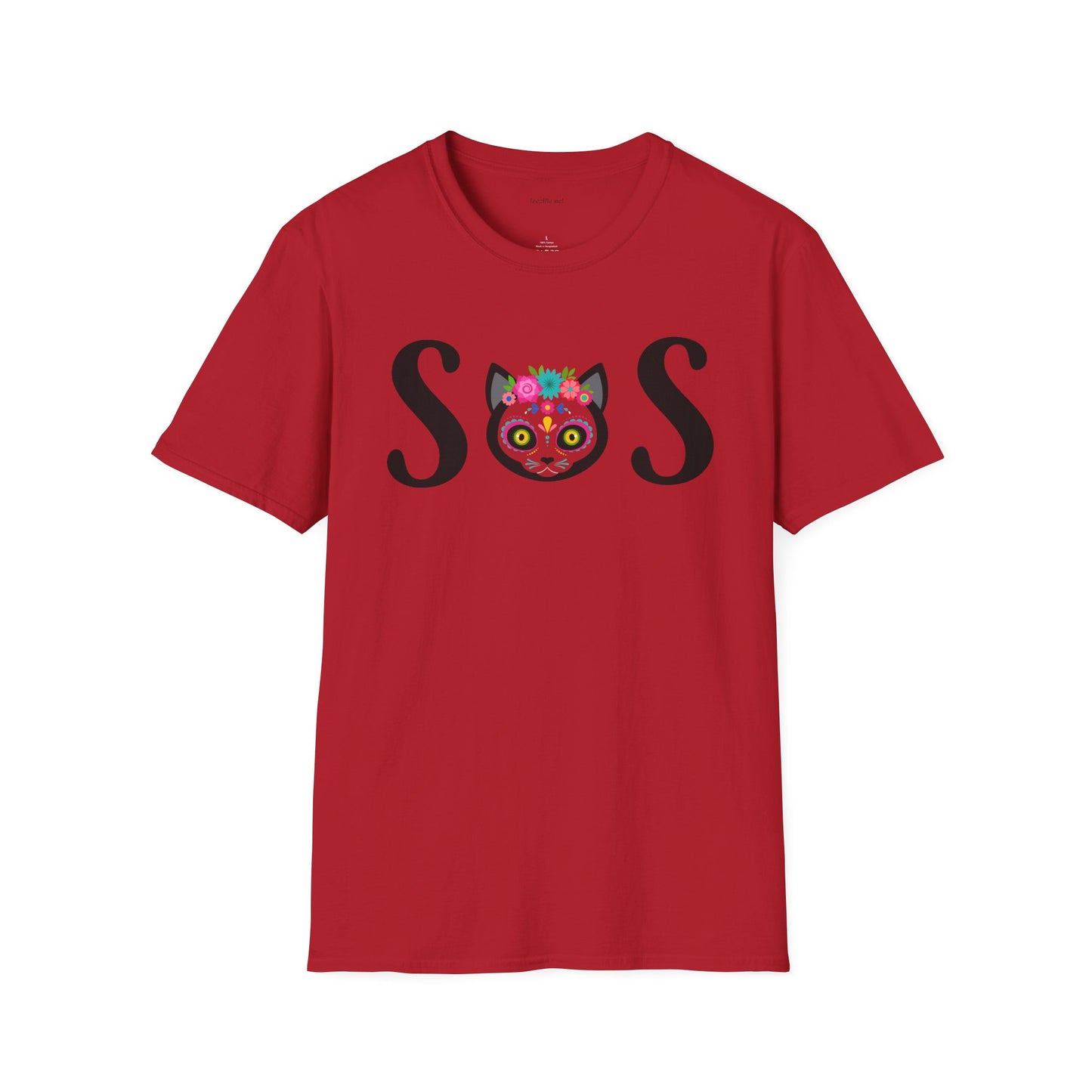 S O S - Unisex Softstyle T-Shirt 100% Cotton Graphic