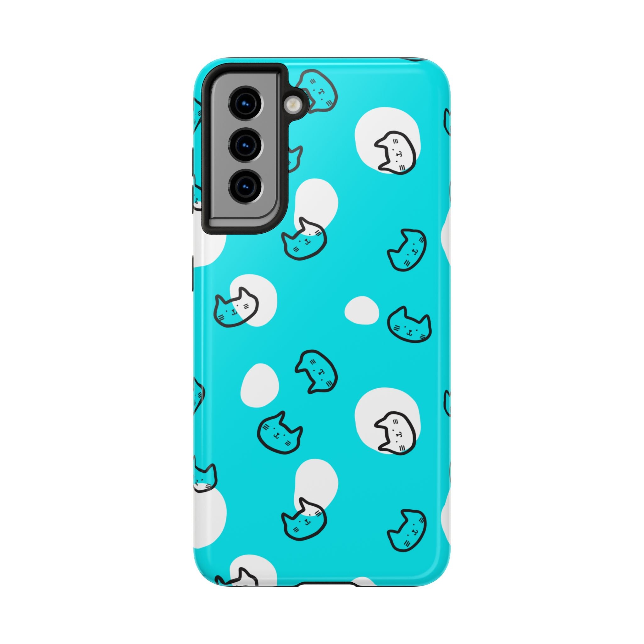 Cute Cat Pattern Cell Phone Case Tough Phone Cases