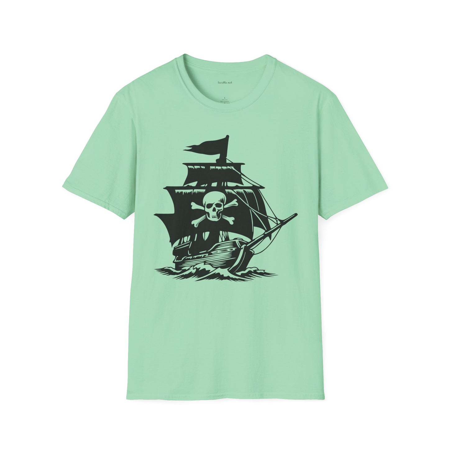 Pirate Ship  - Unisex Softstyle T-Shirt 100% Cotton Graphic