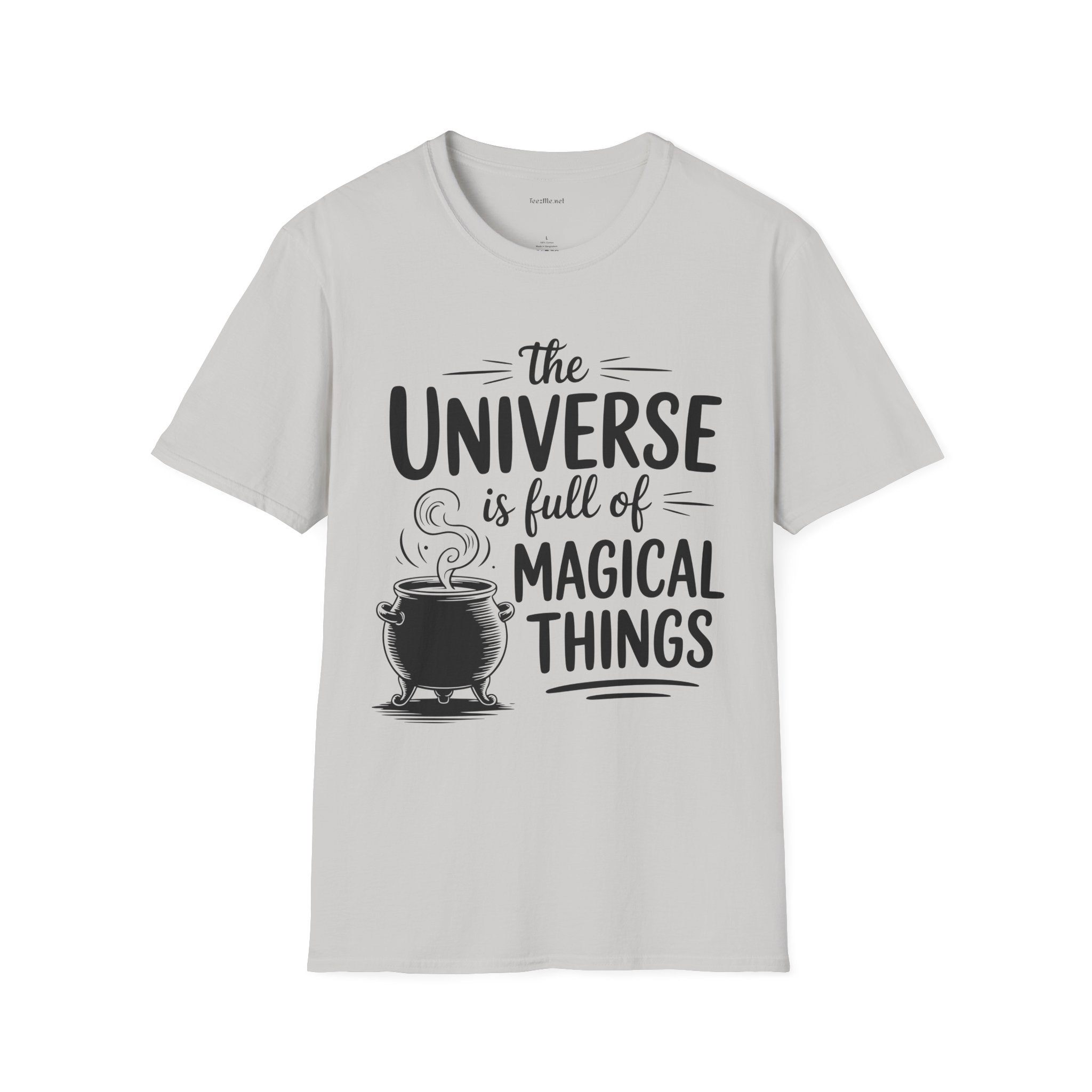 T-Shirt — “The Universe Is Full of Magical Things” Inspirational Graphic Tee
