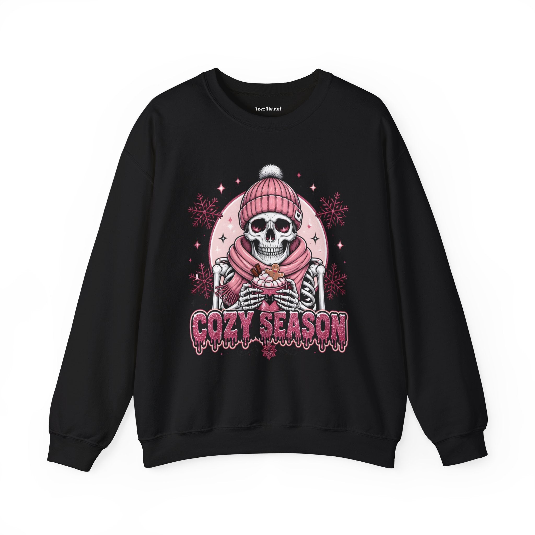 Cozy Season Skeleton Crewneck Sweatshirt