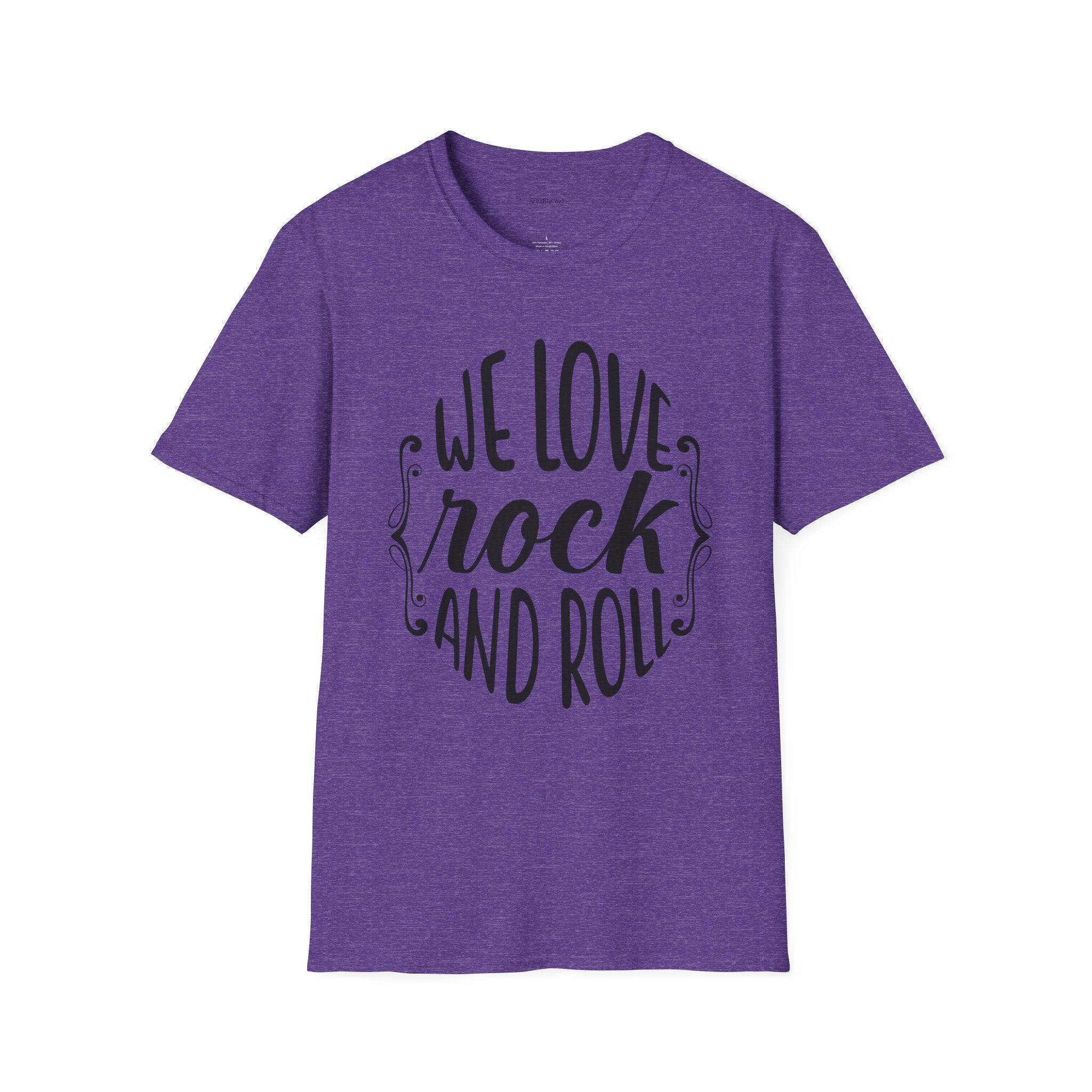 We Love Rock and Roll  - Unisex Softstyle T-Shirt 100% Cotton Graphic