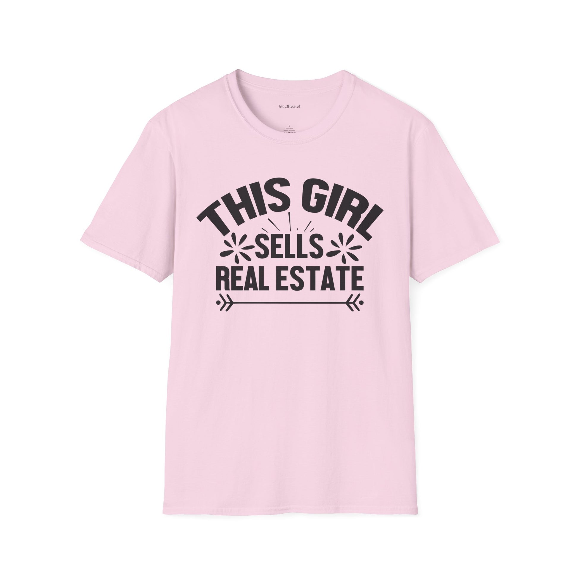 This Girl Sells Real Estate Unisex Soft Style T-Shirt 100% Cotton Graphic