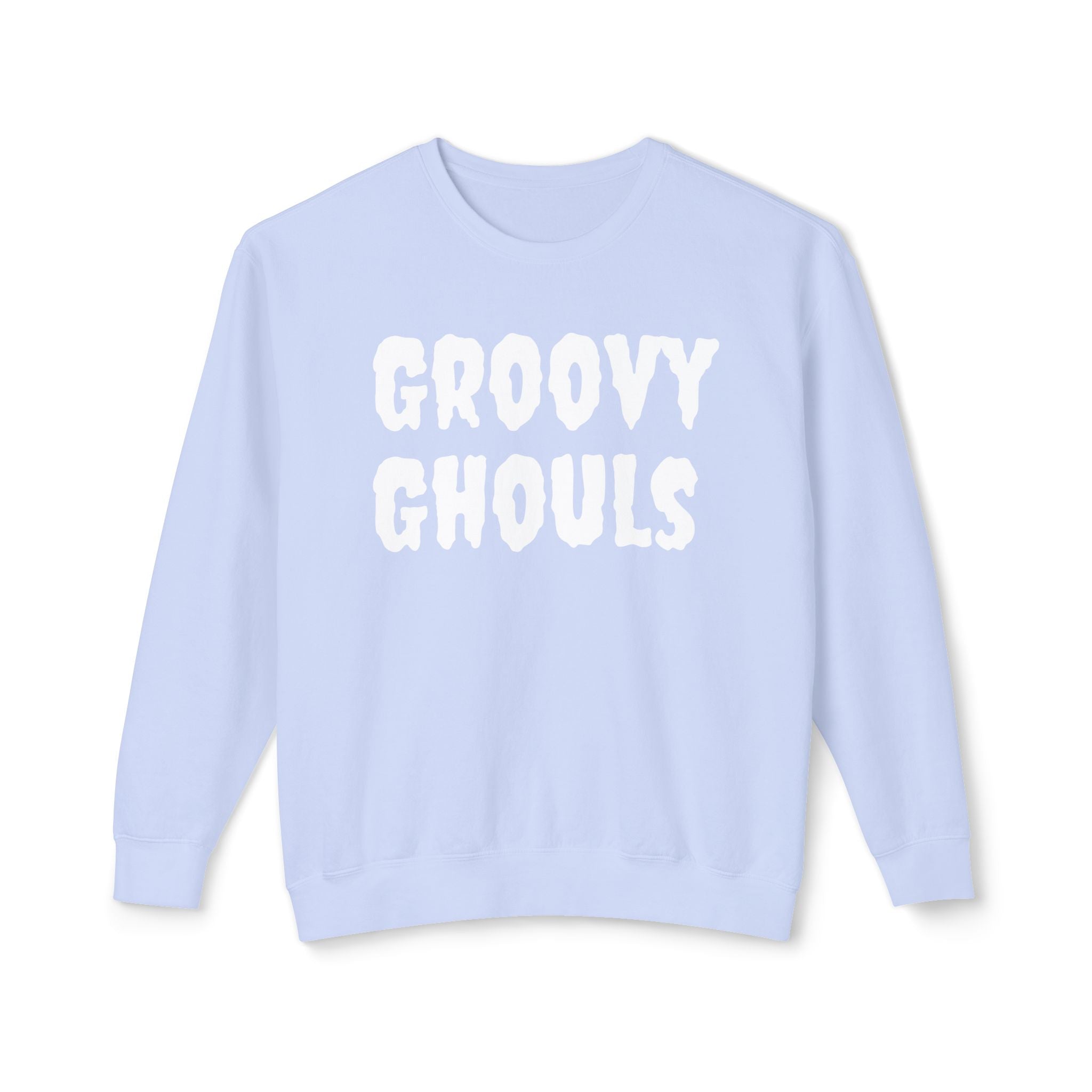 Groovy Ghouls - Unisex Lightweight Crewneck Sweatshirt
