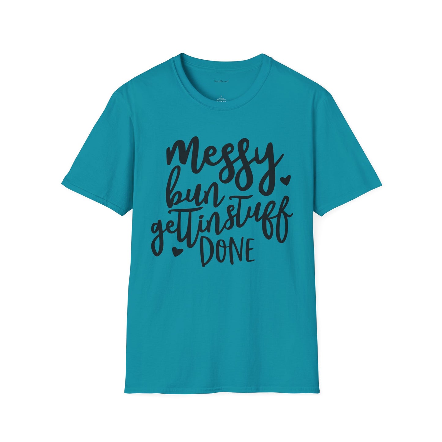 Messy Bun  - Unisex Softstyle T-Shirt 100% Cotton Graphic