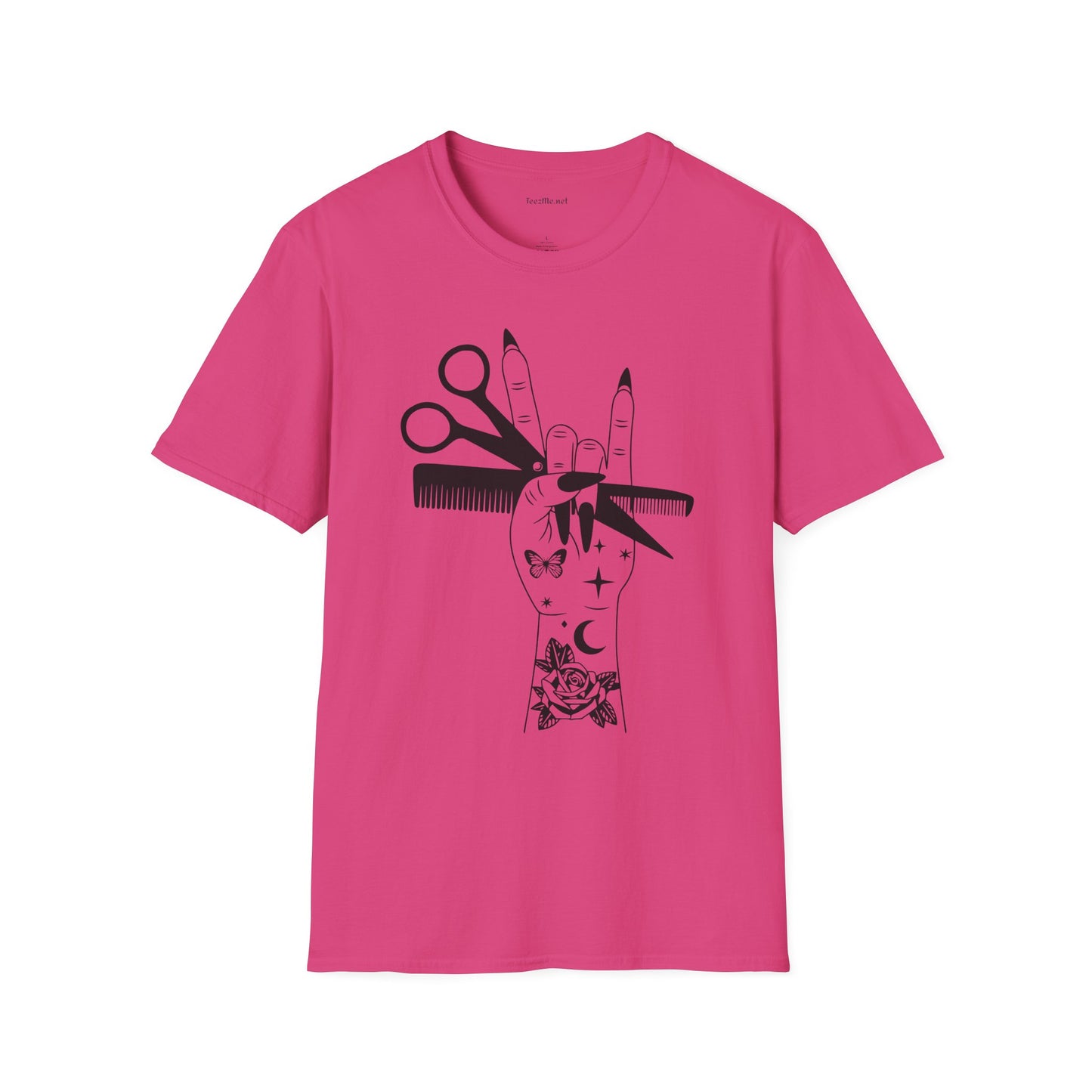 Hairstylist Boho Unisex Softstyle T-Shirt 100% Cotton Graphic
