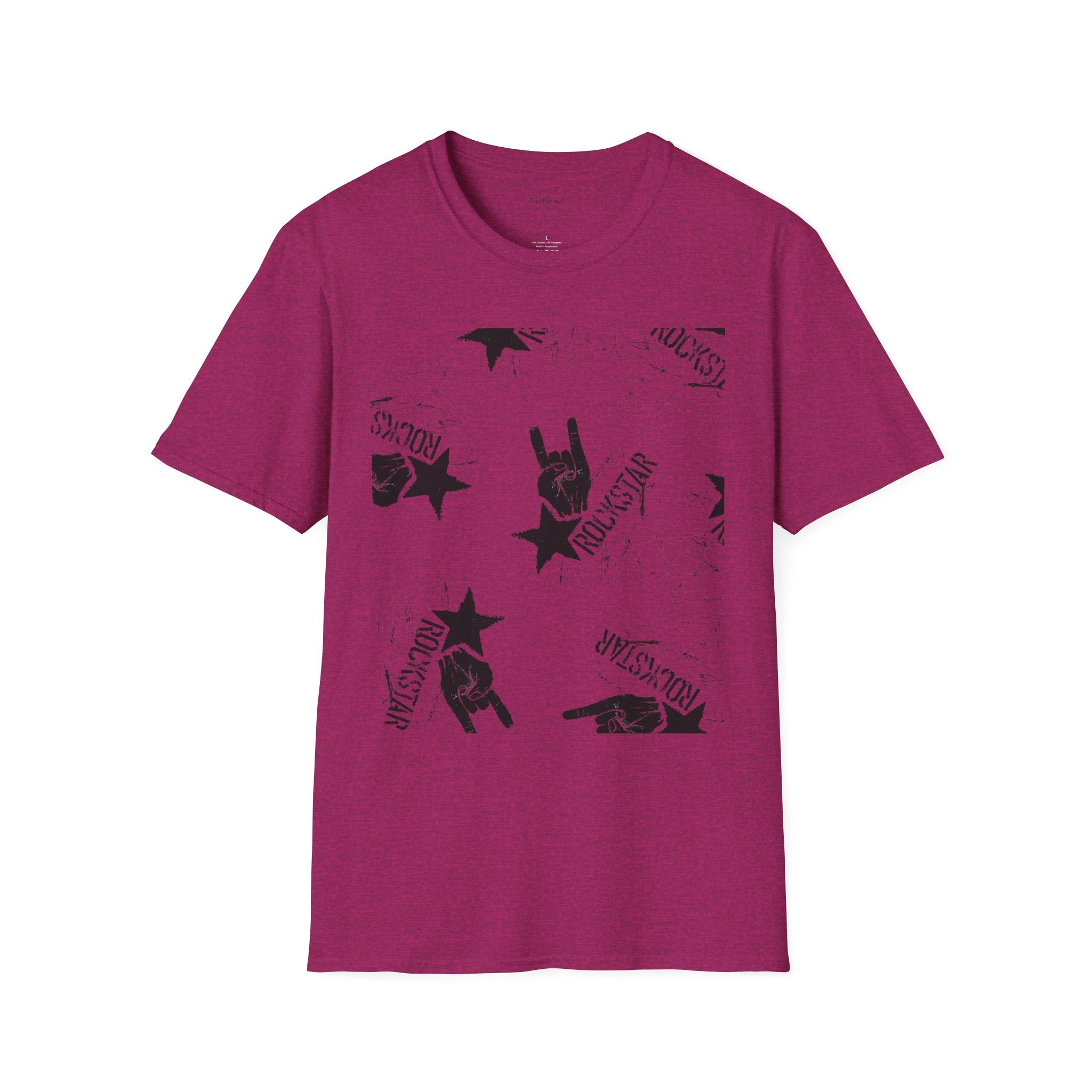 ROCK STAR illustation - Unisex Softstyle T-Shirt 100% Cotton Graphic