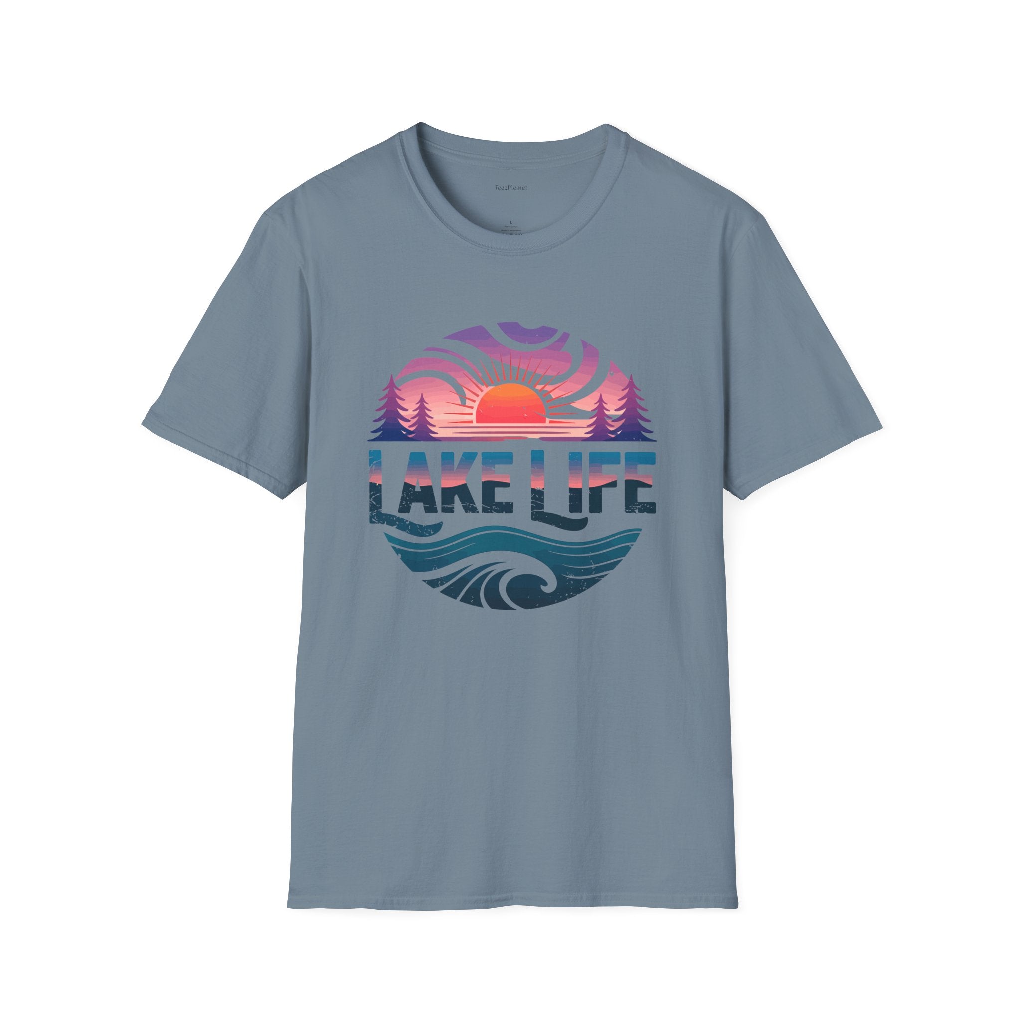 Lake Life  - Unisex Softstyle T-Shirt 100% Cotton Graphic