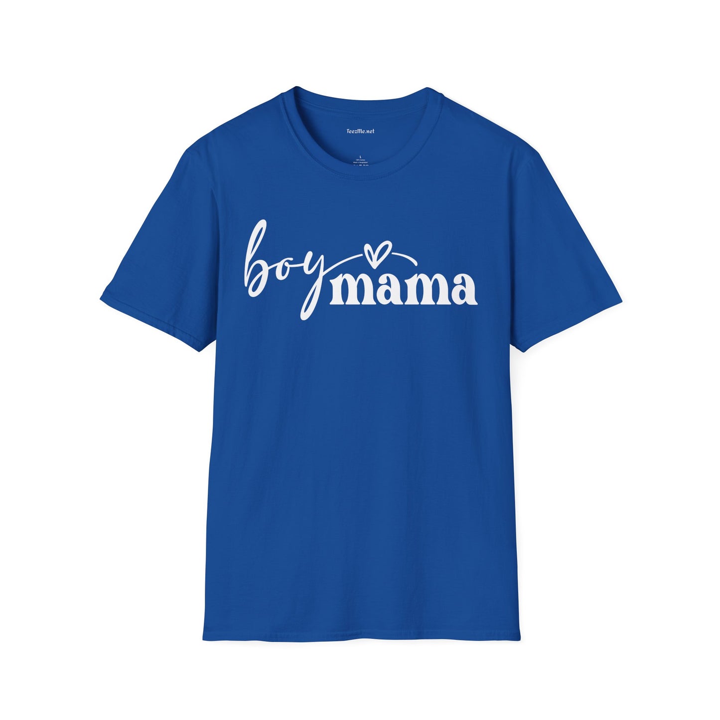 Boy Mama 01 Unisex SoftStyle T-Shirt 100% Cotton Graphic