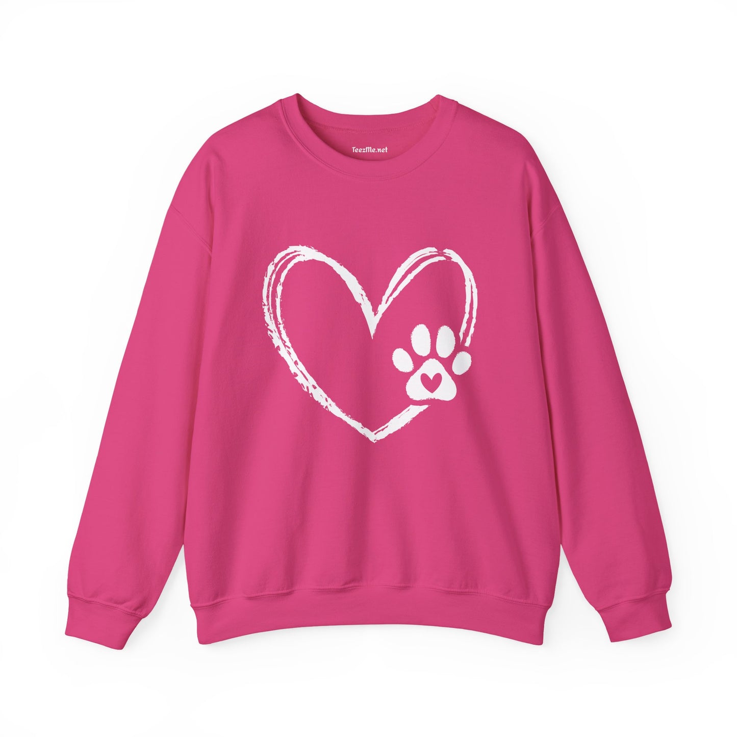 Paw Heart Unisex Heavy Blend™ Crewneck Sweatshirt