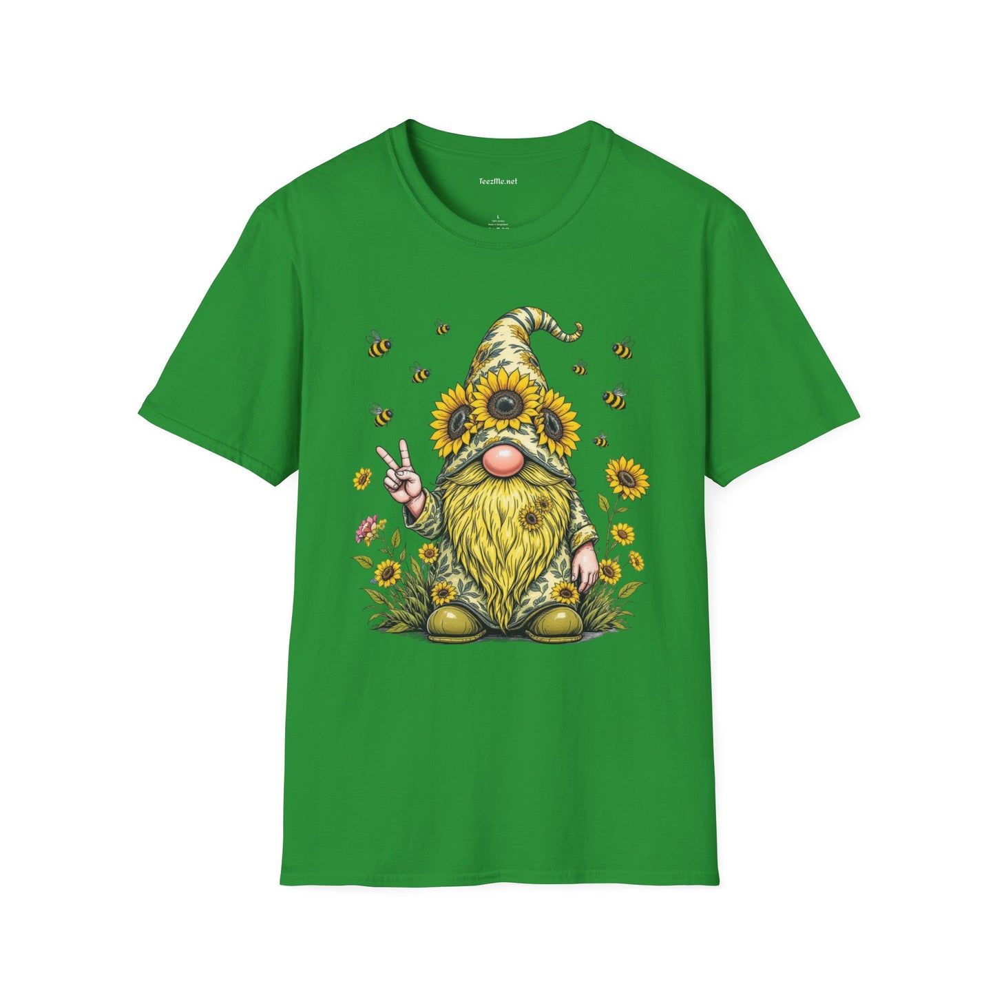 Be Kind Gnome Unisex Softstyle T-Shirt 100% Cotton Graphic