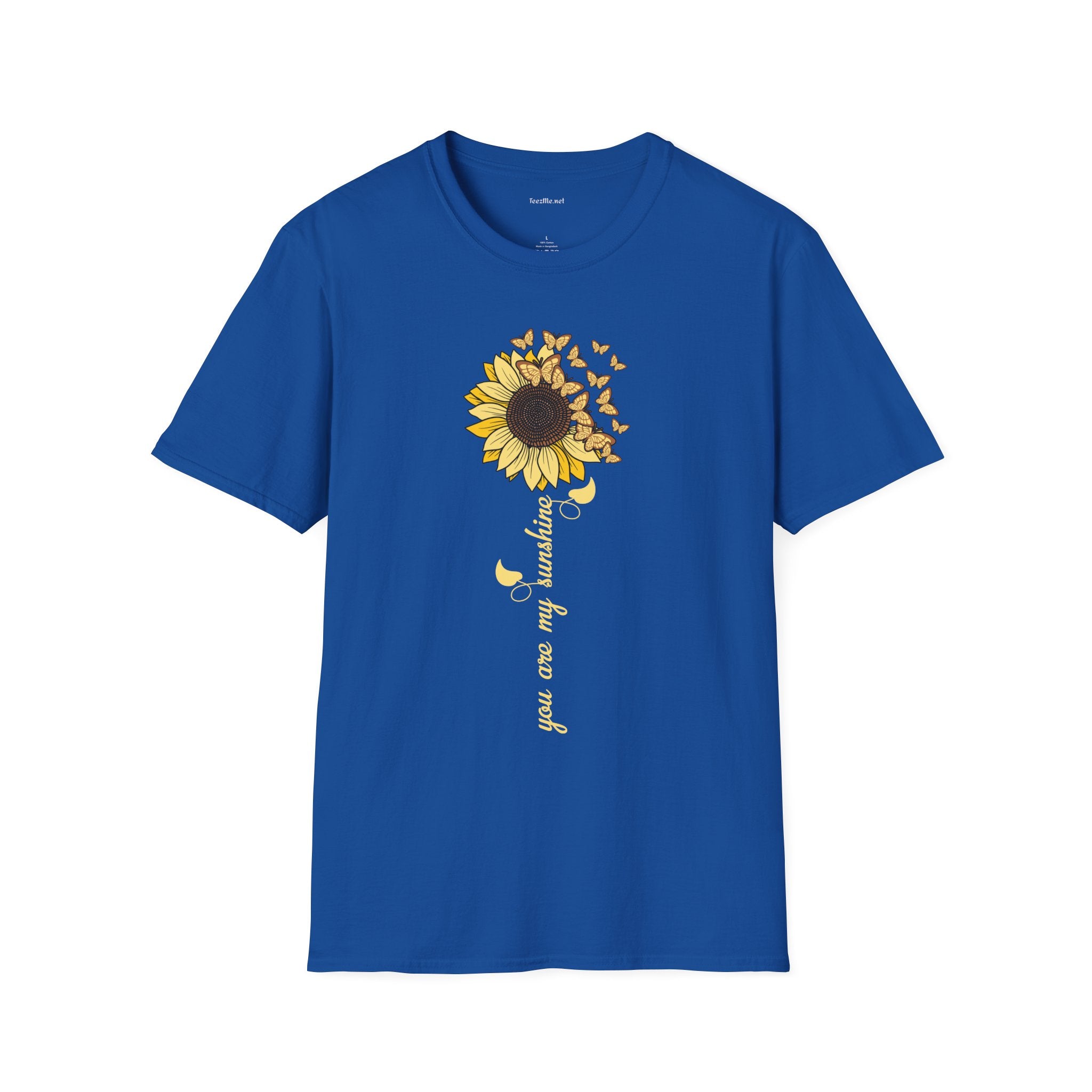Sunflower Butterflies T-Shirt — 'You are my Sunshine' Floral Tee