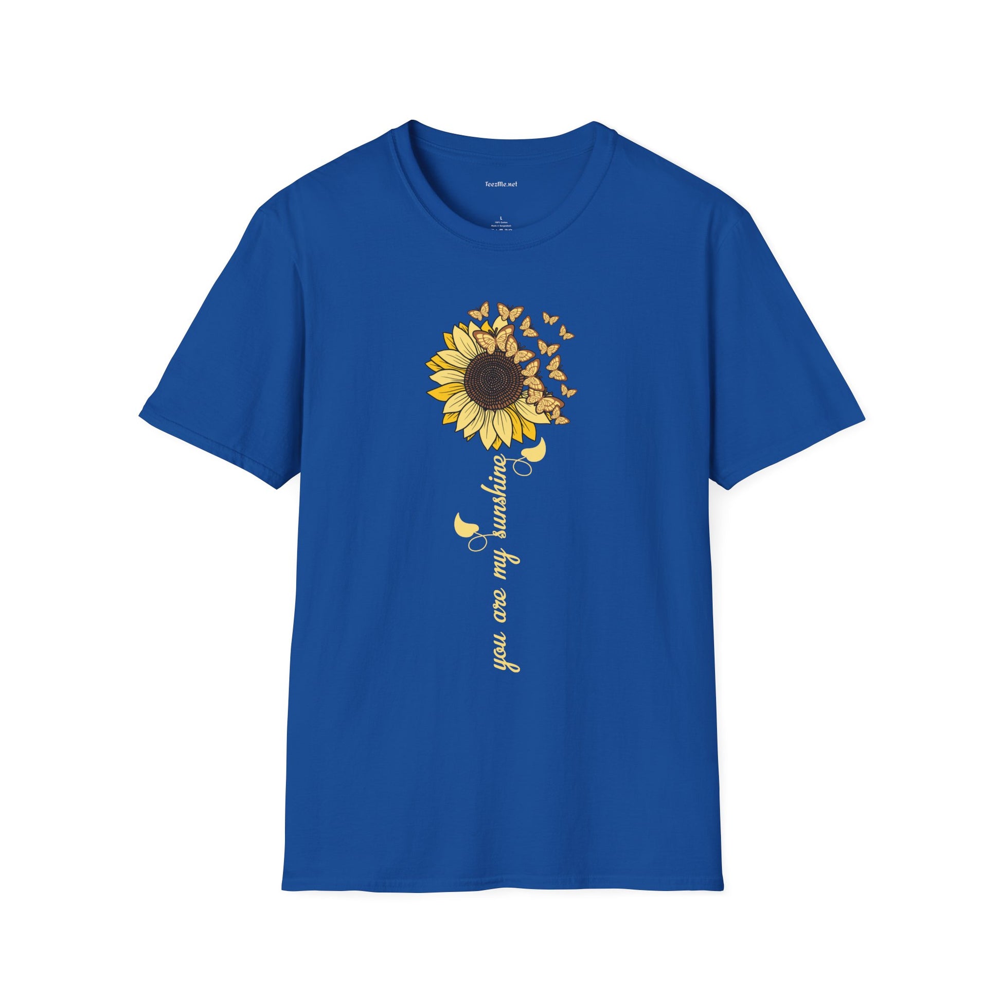 Sunflower Butterflies T-Shirt — 'You are my Sunshine' Floral Tee