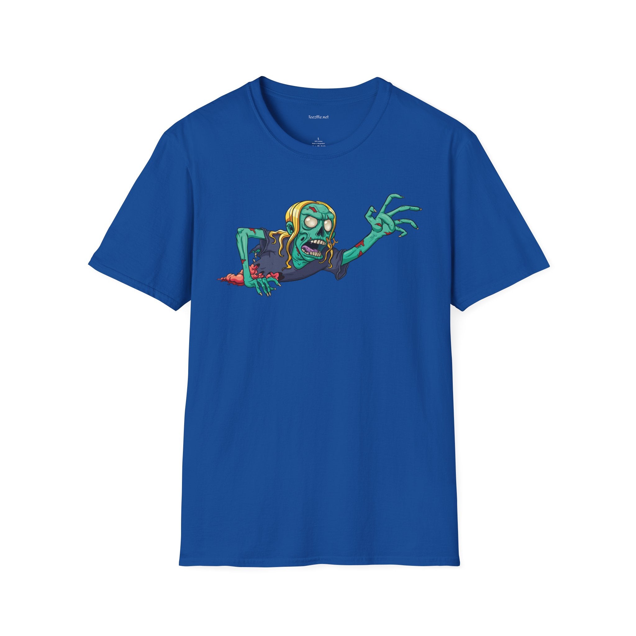 Zombie Grab - Unisex Softstyle T-Shirt 100% Cotton Graphic