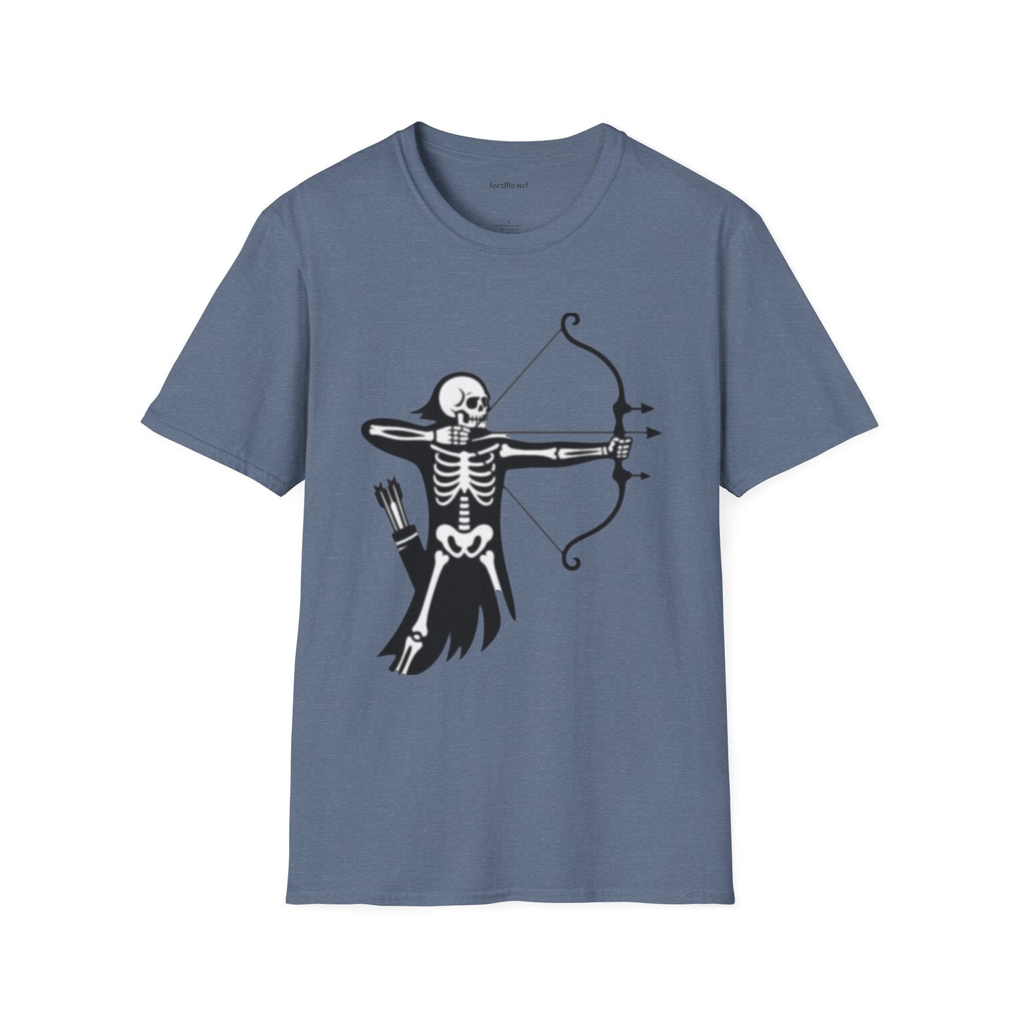 Skeleton Archer Unisex Softstyle T-Shirt 100% Cotton Graphic