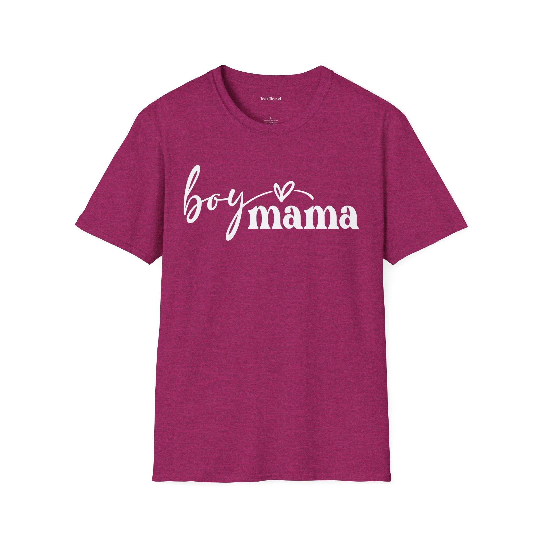 Boy Mama 01 Unisex SoftStyle T-Shirt 100% Cotton Graphic