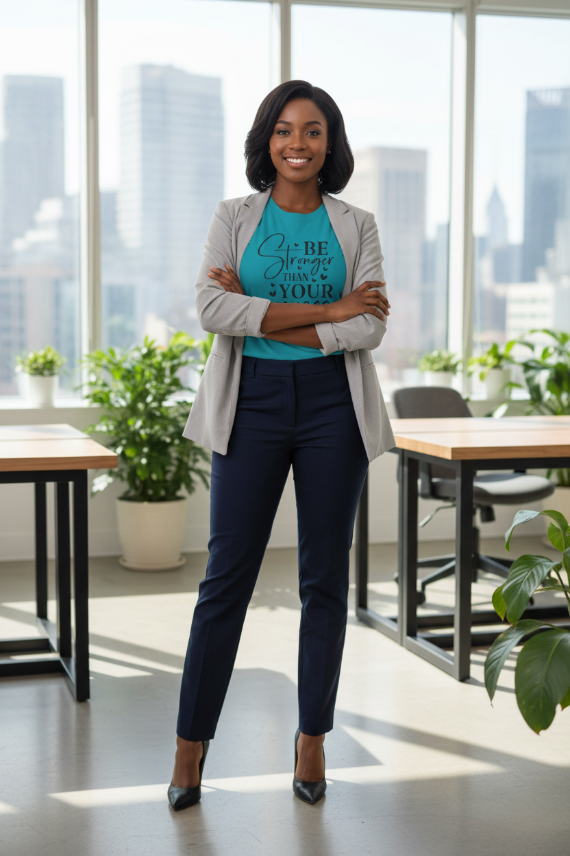T-Shirt — "Be Stronger Than Your Excuses" Motivational Tee