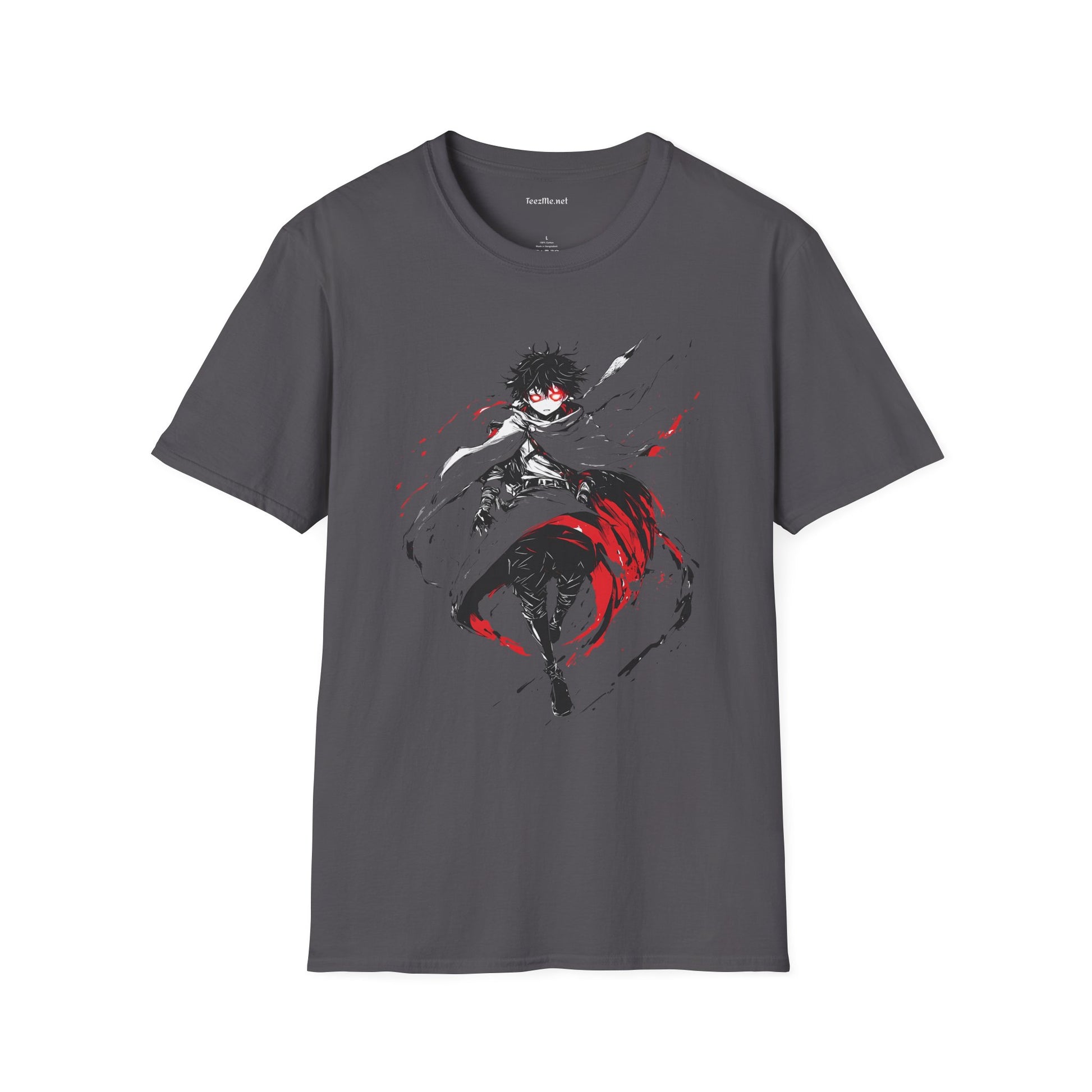 Mystic Manga Hero Unisex Softstyle T-Shirt 100% Cotton Graphic