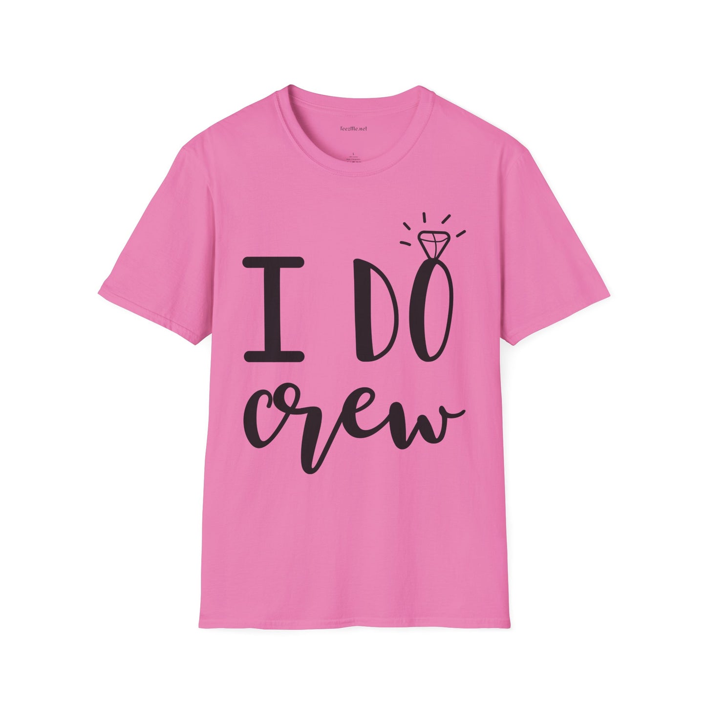 I DO Crew Unisex Softstyle T-Shirt 100% Cotton Graphic Bridal Party