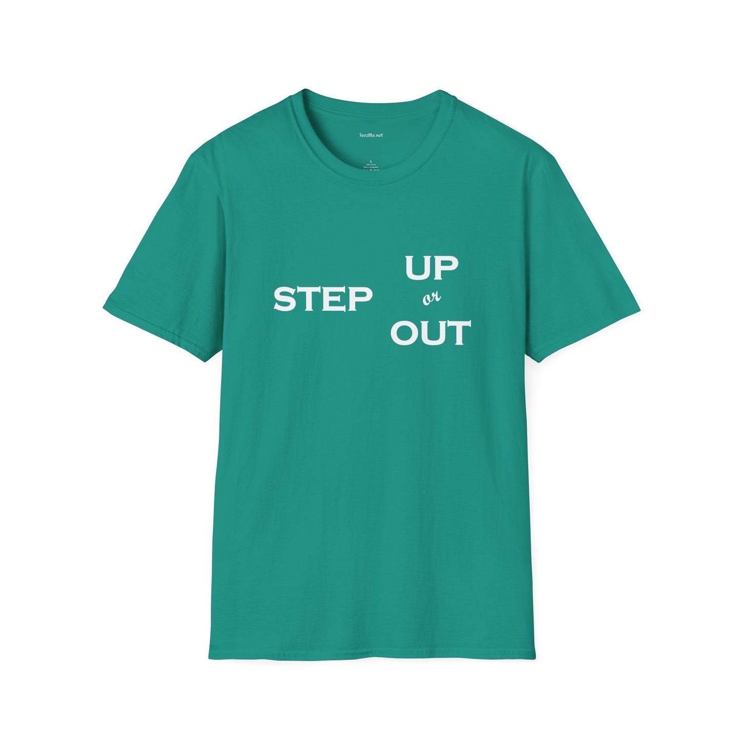 Step Up - Unisex Softstyle T-Shirt 100% Cotton Graphic