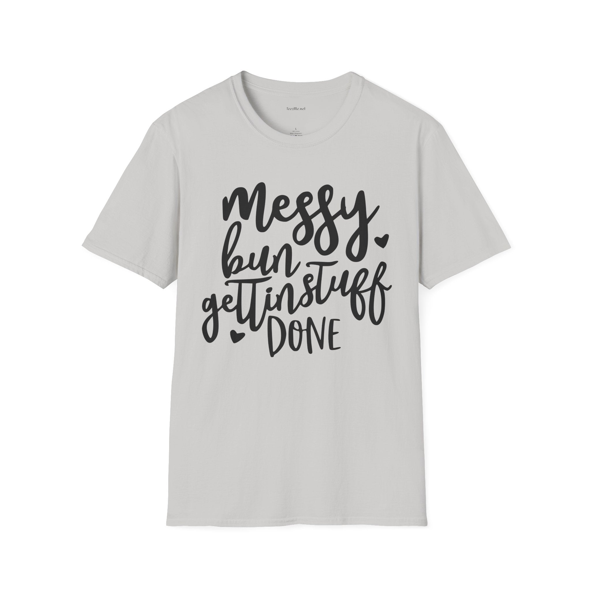 Messy Bun  - Unisex Softstyle T-Shirt 100% Cotton Graphic