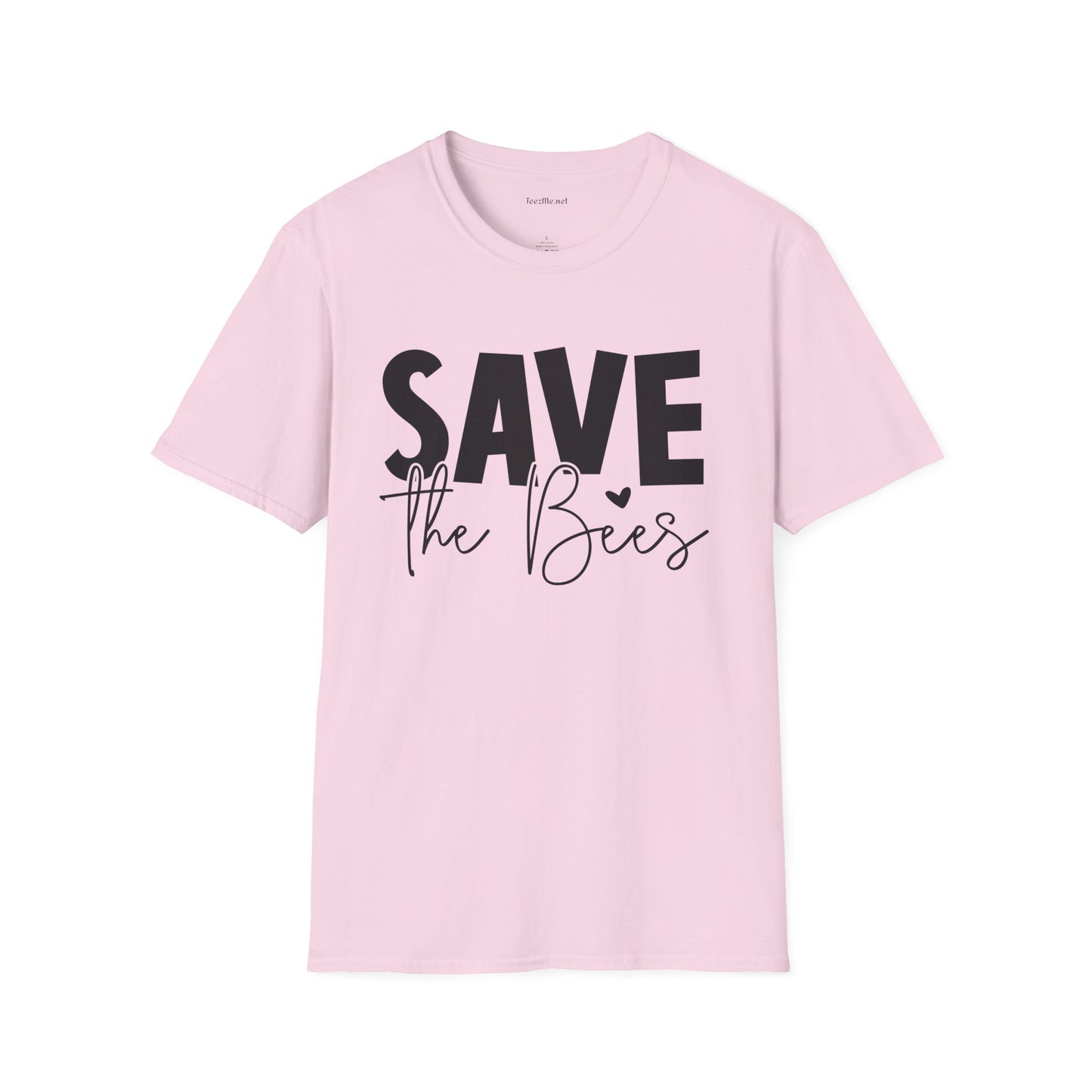 Save The Bees 03 Unisex Soft Style T-Shirt 100% Cotton Graphic