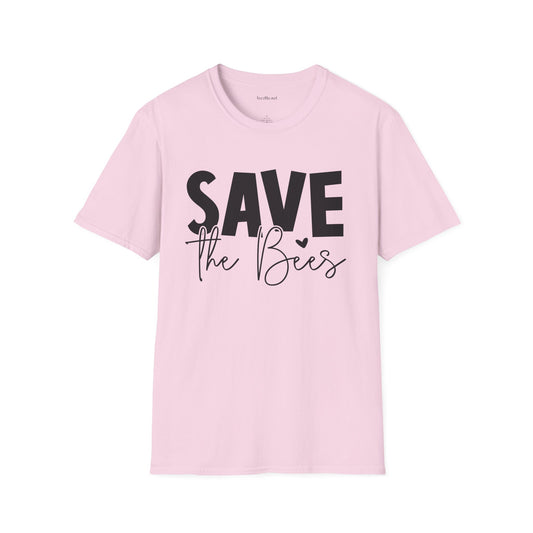 Save The Bees 03 Unisex Soft Style T-Shirt 100% Cotton Graphic