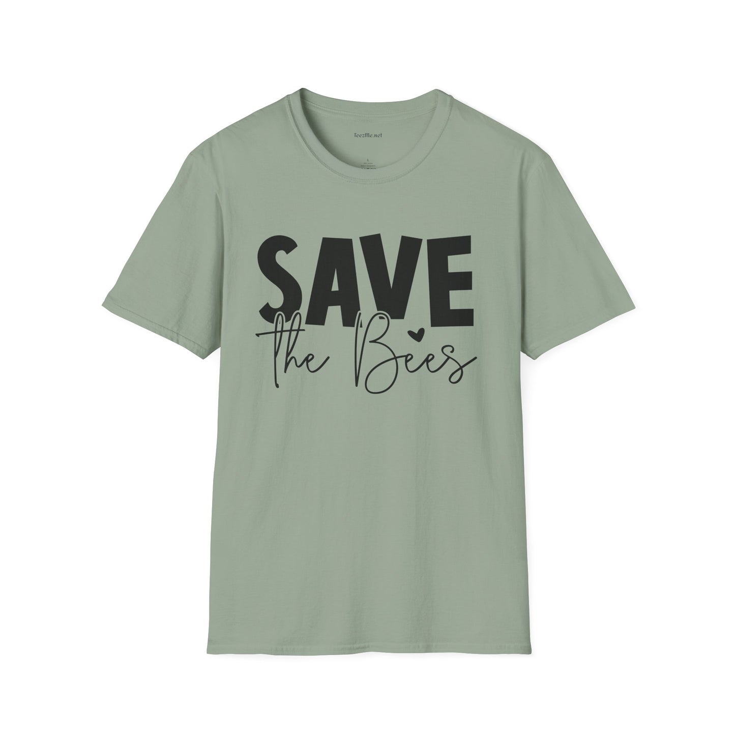 Save The Bees 03 Unisex Soft Style T-Shirt 100% Cotton Graphic