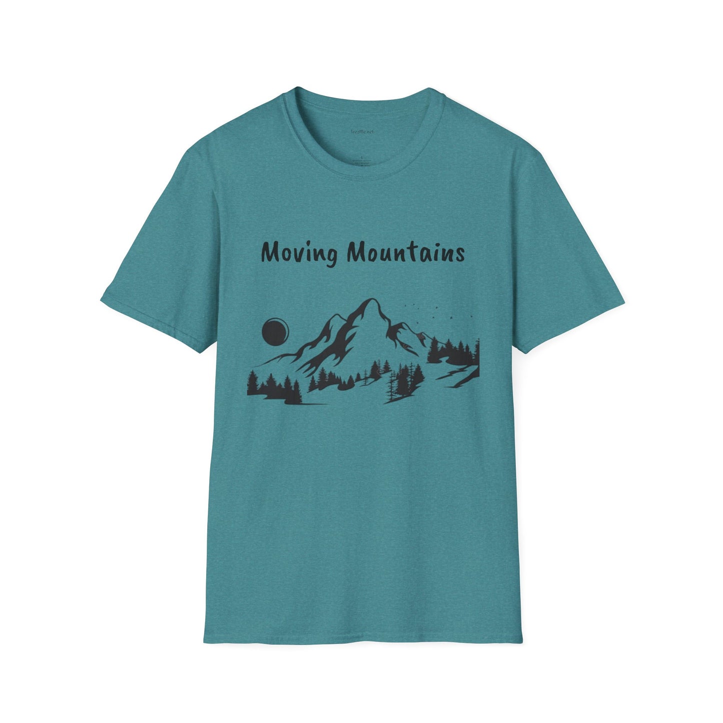 Moving Mountains - Unisex Softstyle T-Shirt 100% Cotton Graphic