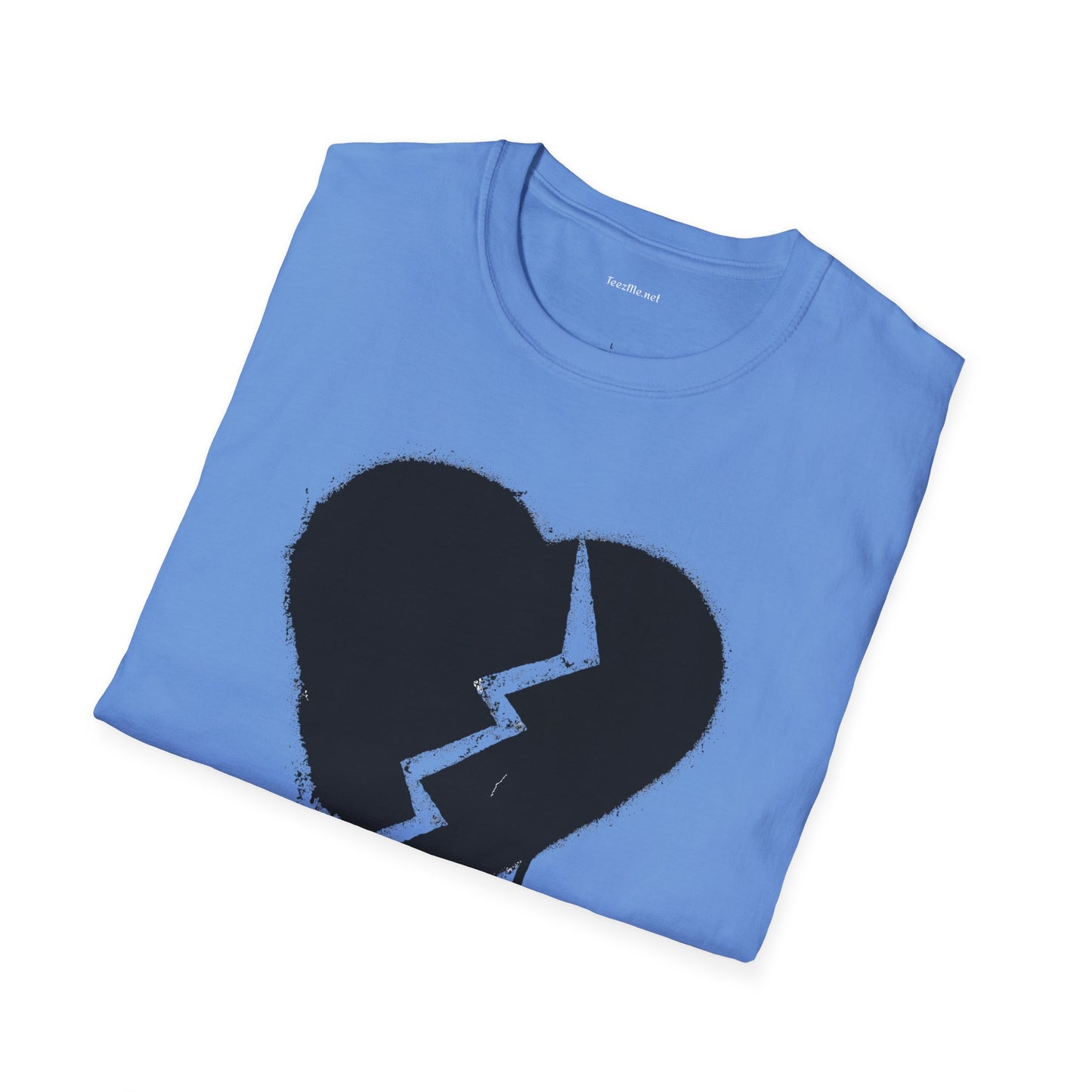 Broken Heart  - Unisex Softstyle T-Shirt 100% Cotton Graphic