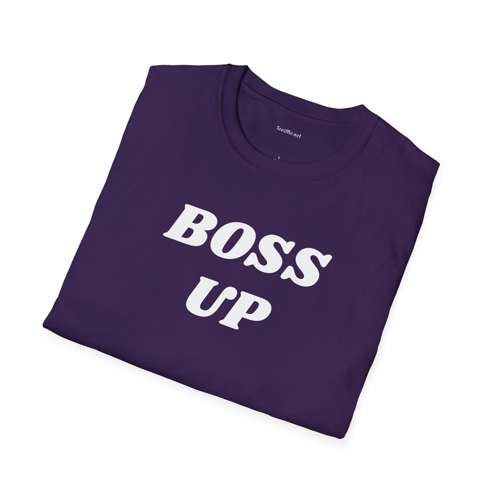 BOSS UP  - Unisex Softstyle T-Shirt 100% Cotton Graphic