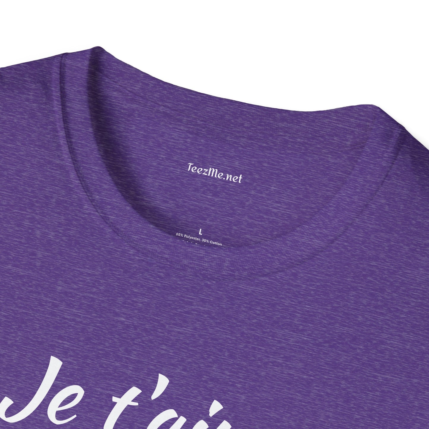 Je t'aime - Unisex Softstyle T-Shirt 100% Cotton Graphic