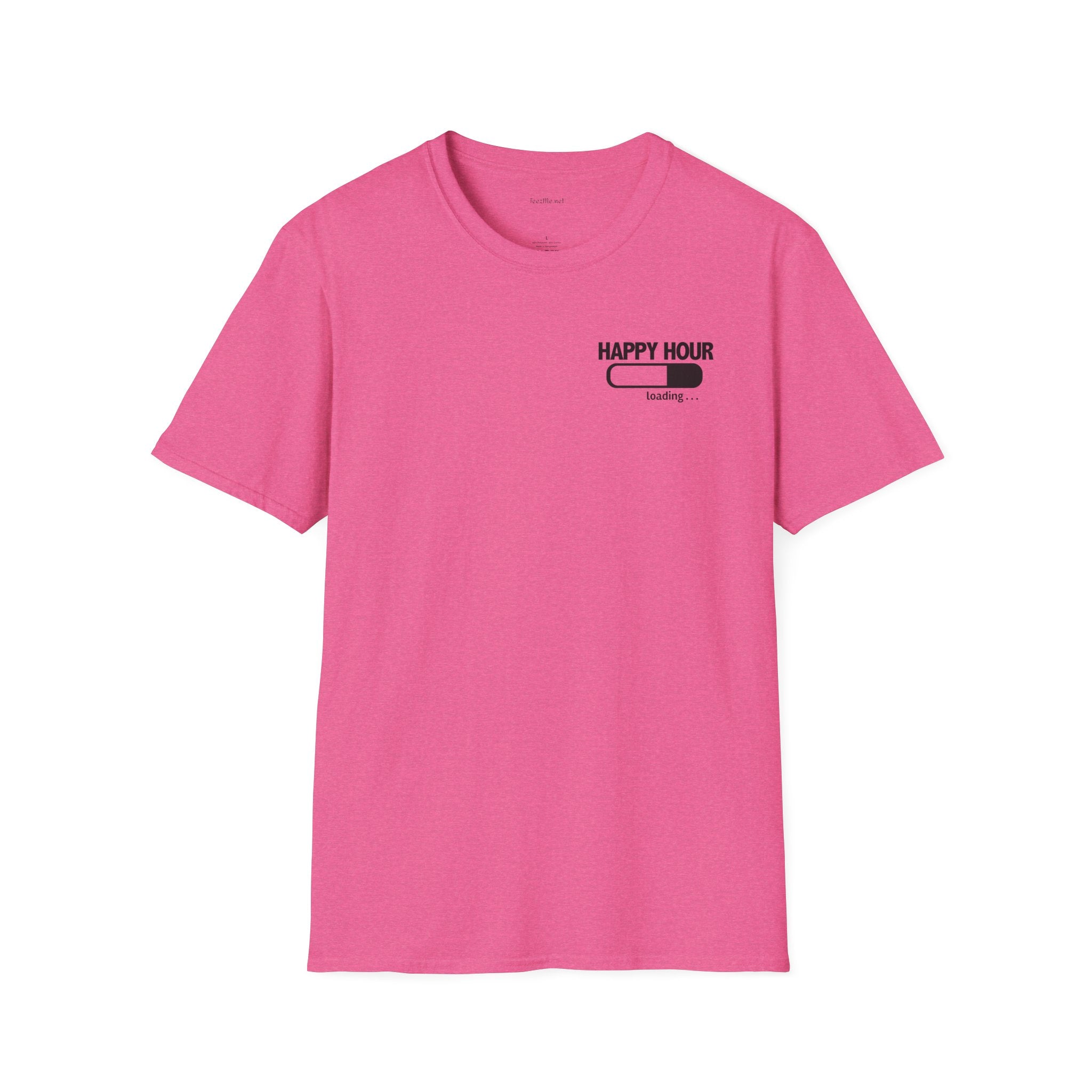 Happy Hour - Unisex Softstyle T-Shirt 100% Cotton Graphic