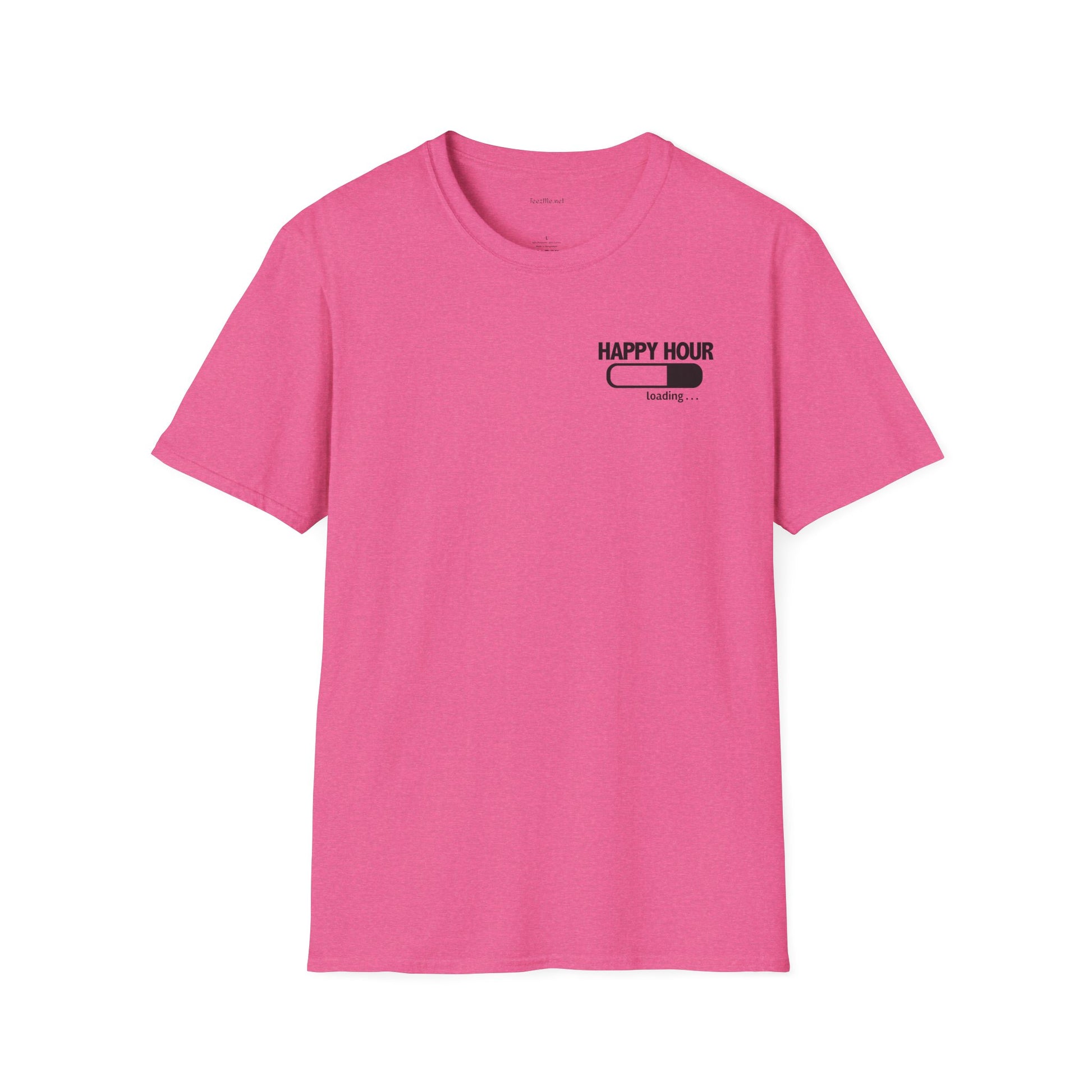 Happy Hour - Unisex Softstyle T-Shirt 100% Cotton Graphic