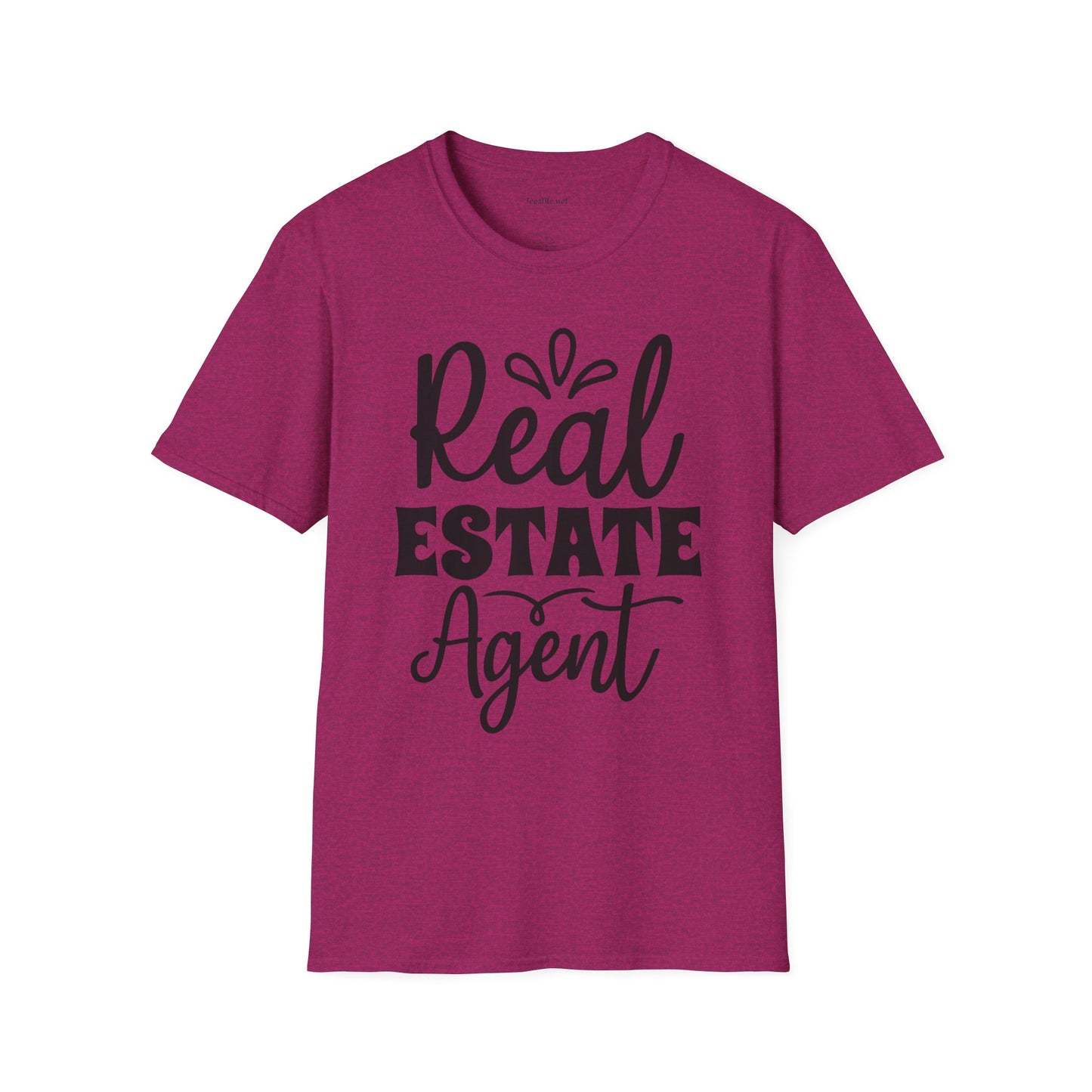 Real Estate Agent Unisex Soft Style T-Shirt 100% Cotton Graphic