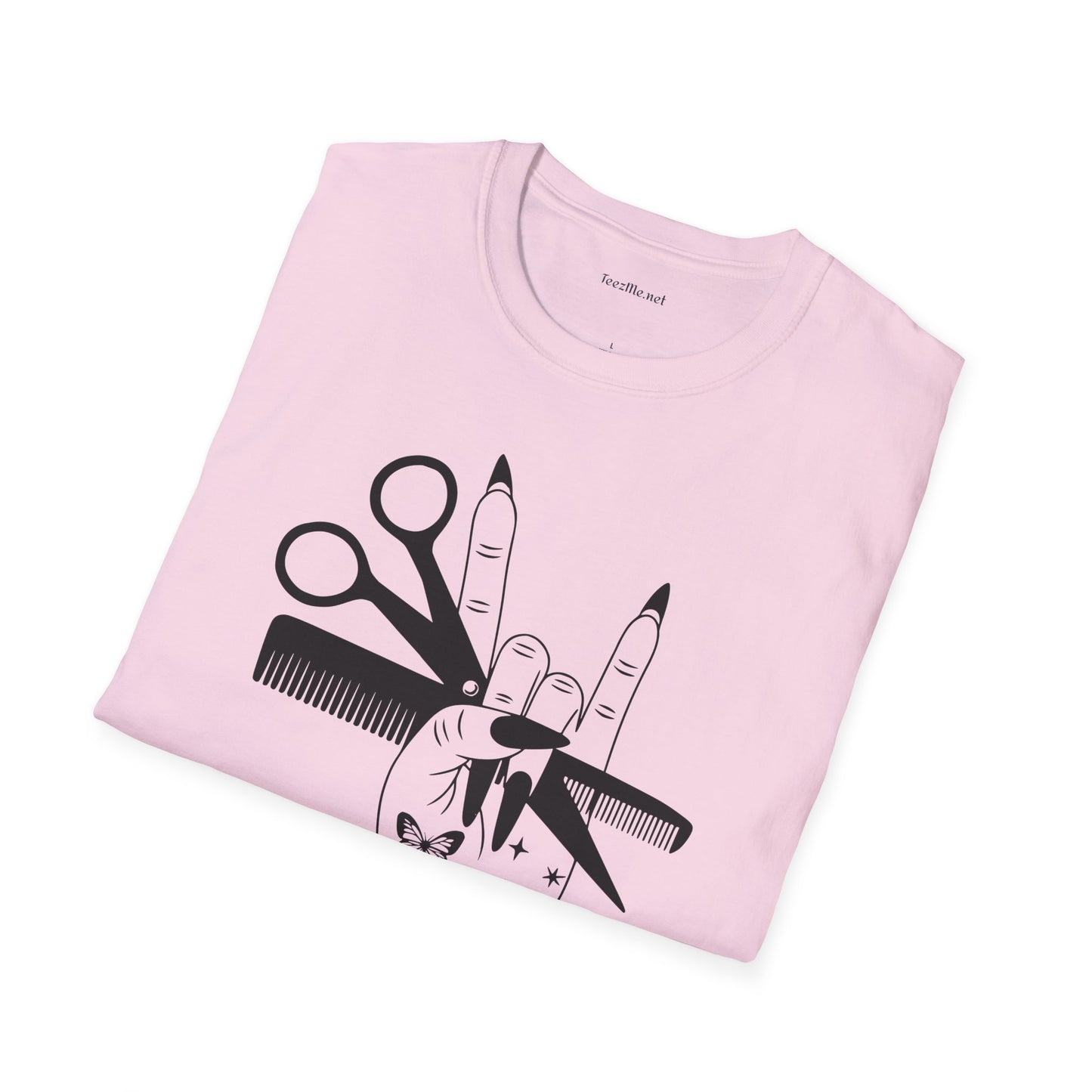 Hairstylist Boho Unisex Softstyle T-Shirt 100% Cotton Graphic