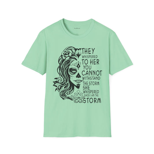 I Am The Storm Unisex Softstyle T-Shirt 100% Cotton