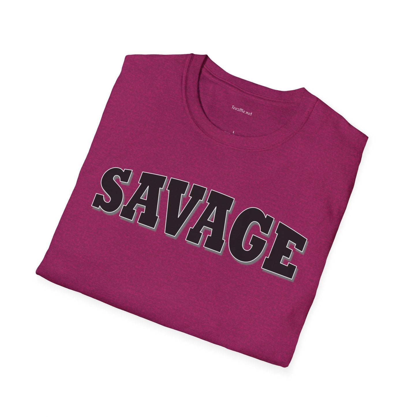 SAVAGE - Unisex Softstyle T-Shirt 100% Cotton Graphic