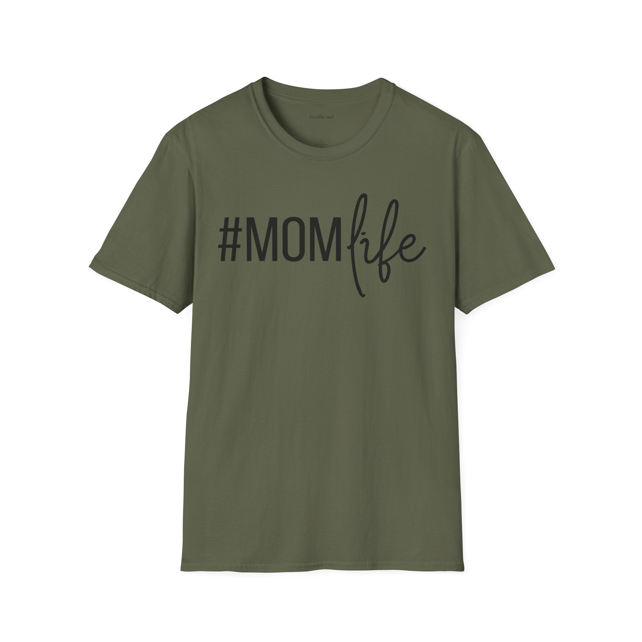 Mom Life 01 Unisex SoftStyle T-Shirt 100% Cotton Graphic