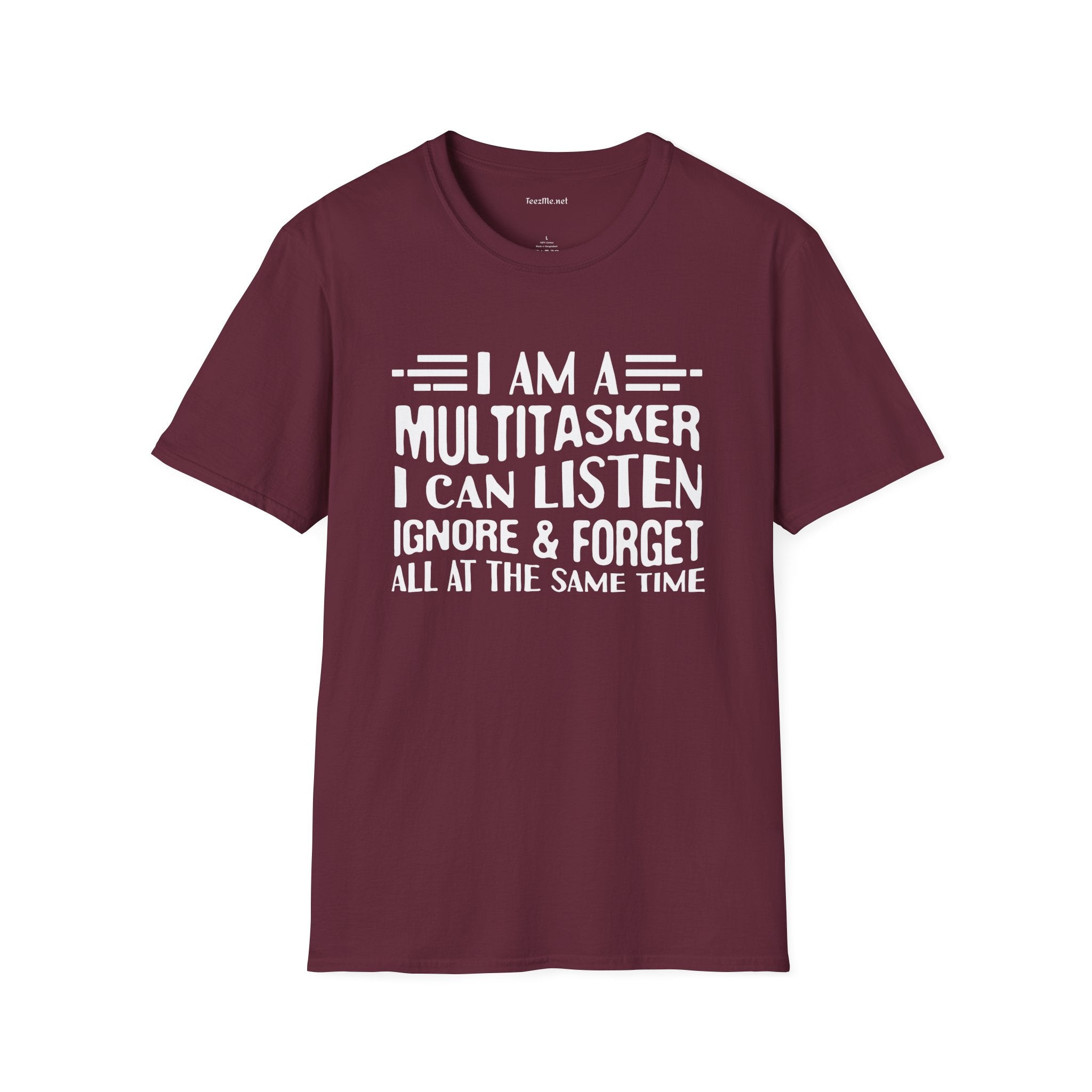 MultiTasker Unisex SoftStyle T-Shirt 100% Cotton